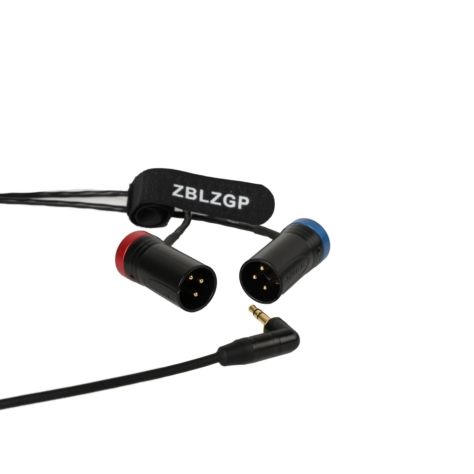 Audio Cable Low-Profile TA3M XLR 3Pin Male to 3.5mm-TRS Y Cable for Canon EOS C70 6K Pro Cameras RØDE Wireless GO II Dual Channel Wireless Output Dual Low-Profile 3Pin XLR - Image 2