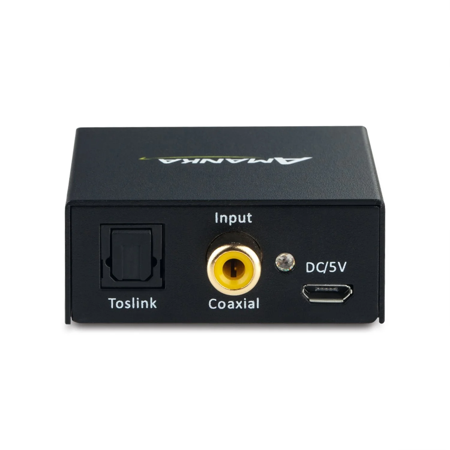 Audio Converter, AMANKA Digital to Analog Audio Decoder with Digital Optical Toslink and Coaxial Inputs to Analog RCA and AUX 3.5mm (Headphone) Outputs Fiber Cable Included DAC with toslink cable - Image 2