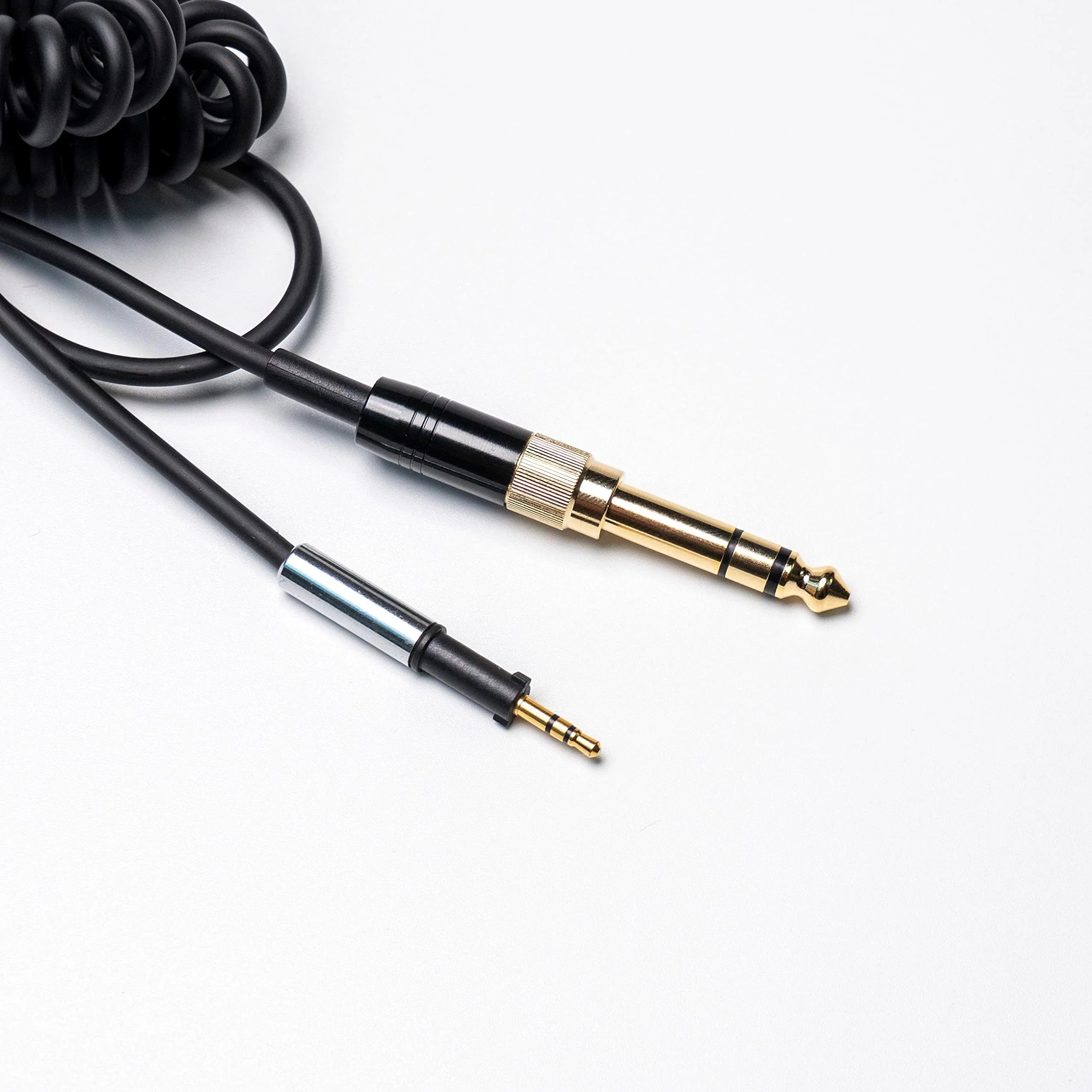 Audio DJ Headphone Cable Cord Line Plug Compatible with Pioneer HDJ500 HDJ700 HDJ1500 HDJ 500 700 1500 Headset Extended Coiled Spring Dj Wire - Image 11