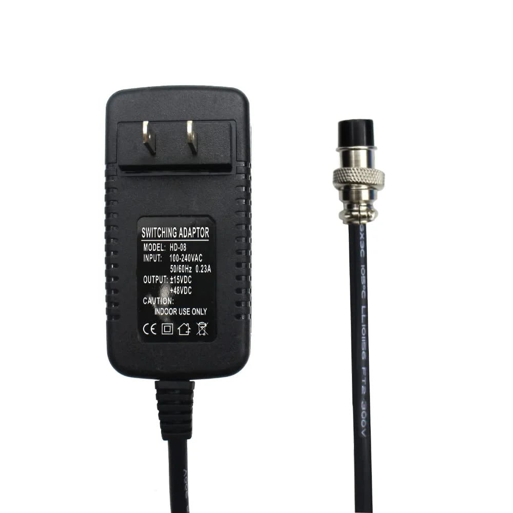 Audio Mixer Power Supply Adapter for F4 / F7 / CT4-16 Universal 2-16 Channels Professional Sound Mixing Console Board with 15VDC 4-Pin-Hole Connector for Home Karaoke Signing and PA System - Image 5