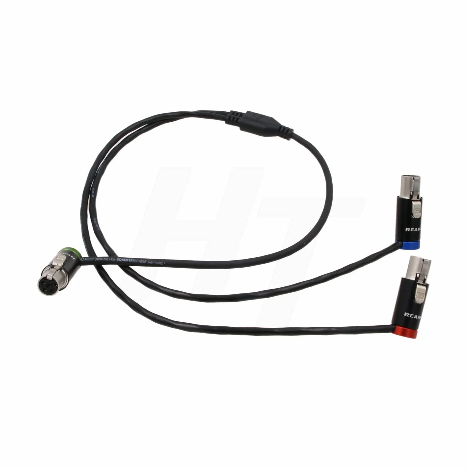 Audio Y Cable for Zaxcom QRX200 Lectrosonics SRc5P Receiver to Camera Mixer Recorder, Low-Profile TA5F to TA3F 20" - Image 4
