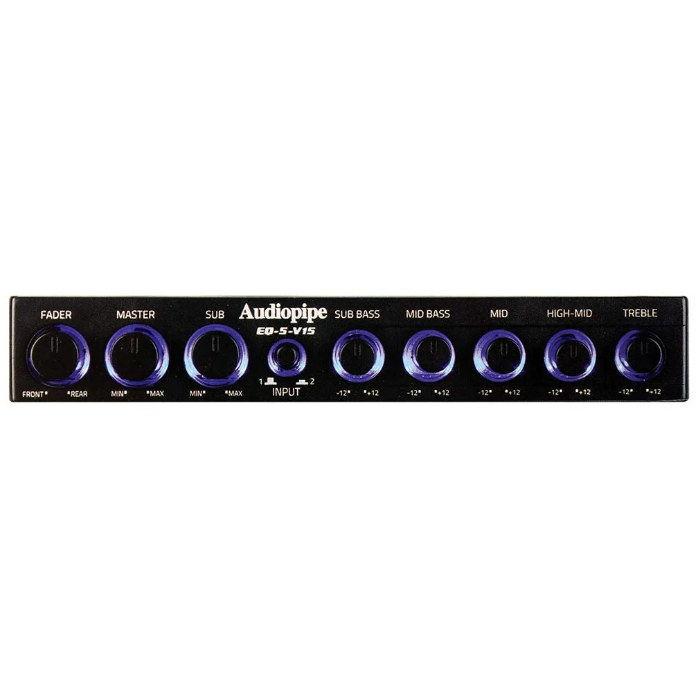 AUDIOPIPEMAP Audiopipe 5 Band Graphic EQ - Image 4