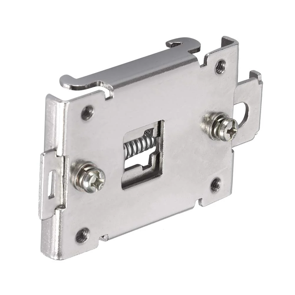 AUNMAS DIN Rail Mounting Clip, Chinese Standard 35mm Din Rail Fixed Din Rail Kit Din Rail Mounting Bracket Solid State Relay Clip Clamp With 2 Mounting Screws - Image 8