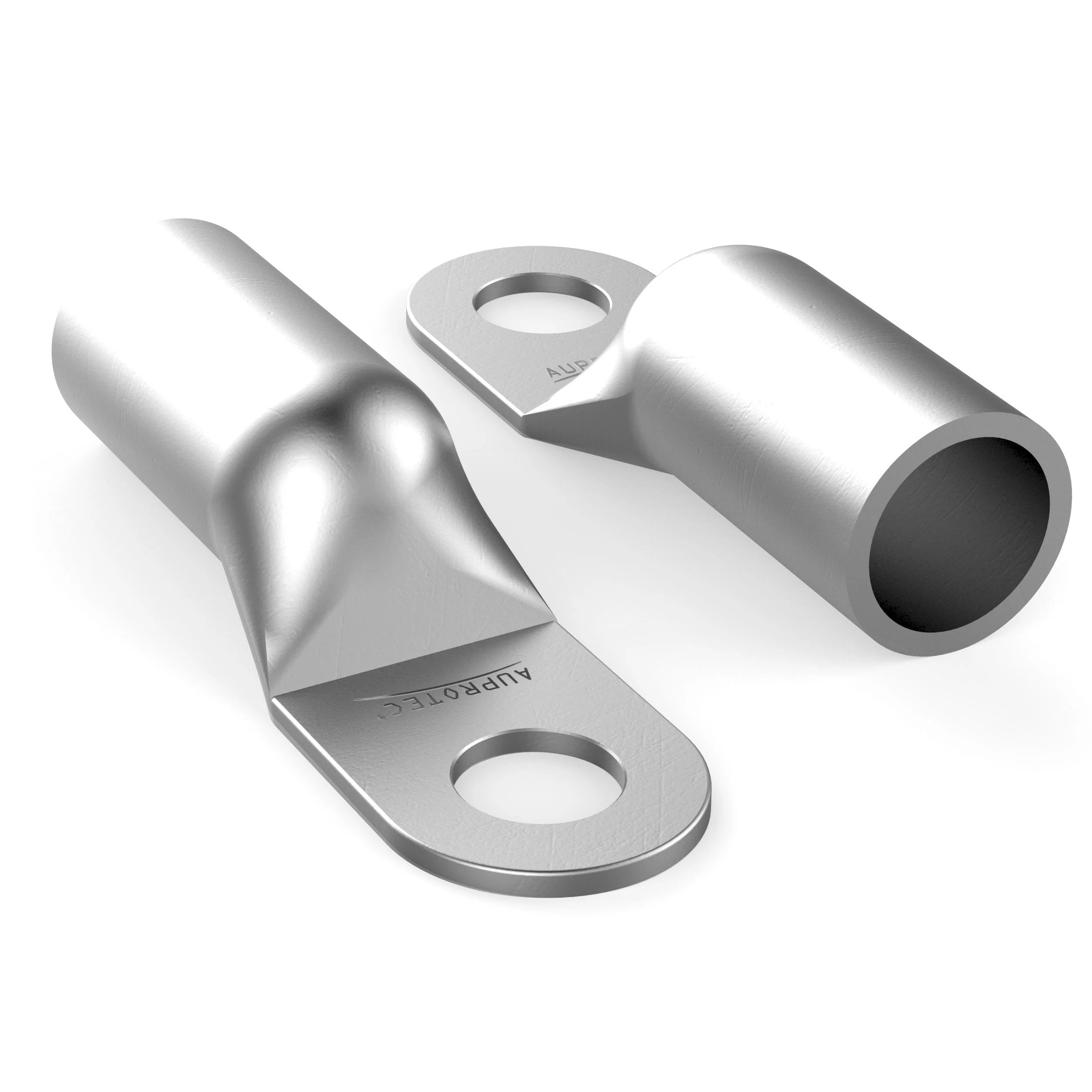 AUPROTEC 10 x Tubular Cable Lugs 16 mm² Hole Diameter M8 Uninsulated SC Cable Connectors Made of Tin-Plated Copper 10 Stück - Image 4