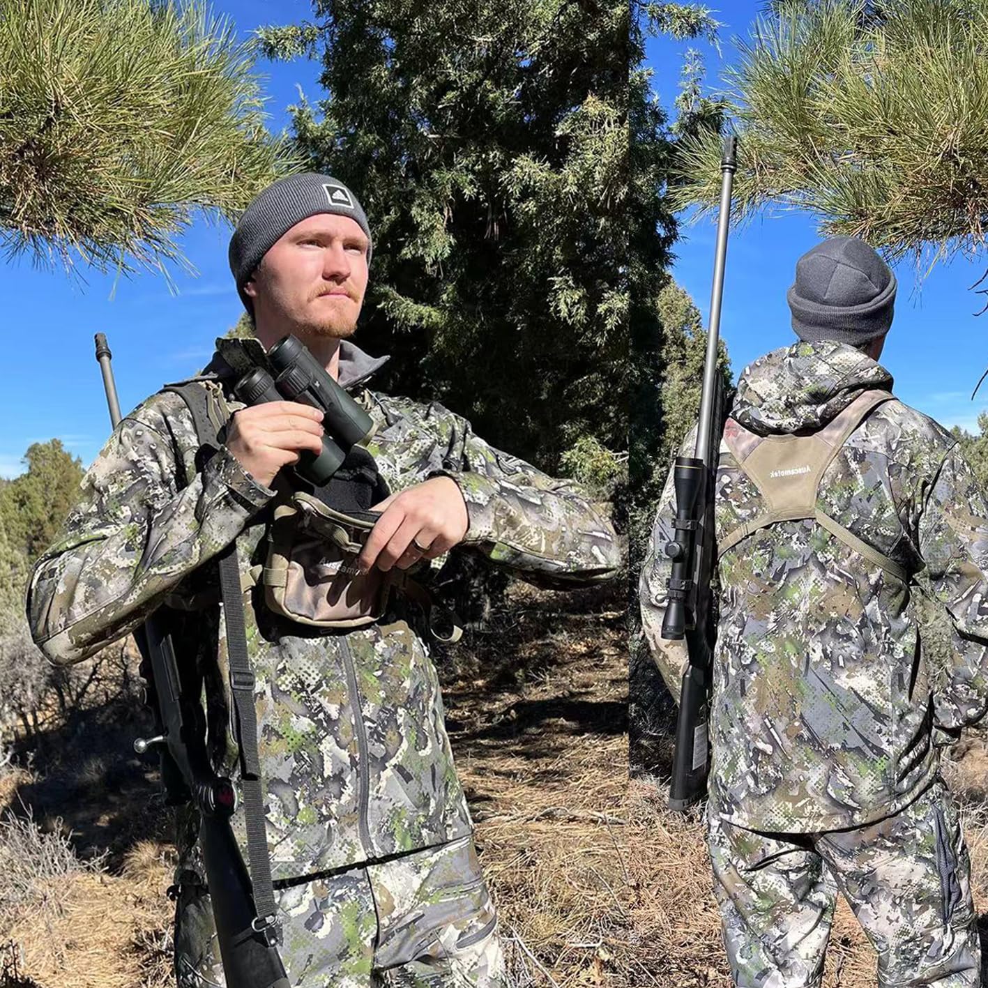 AUSCAMOTEK Binoculars Harness with Rangefinder Case - Your Ultimate Hunting and Birdwatching Companion - Image 7