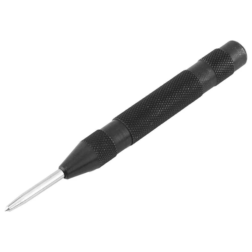 Ausla Automatic Centre Punch, 5-inch, High Speed Steel, Metal Marking Tool, Black - Image 3