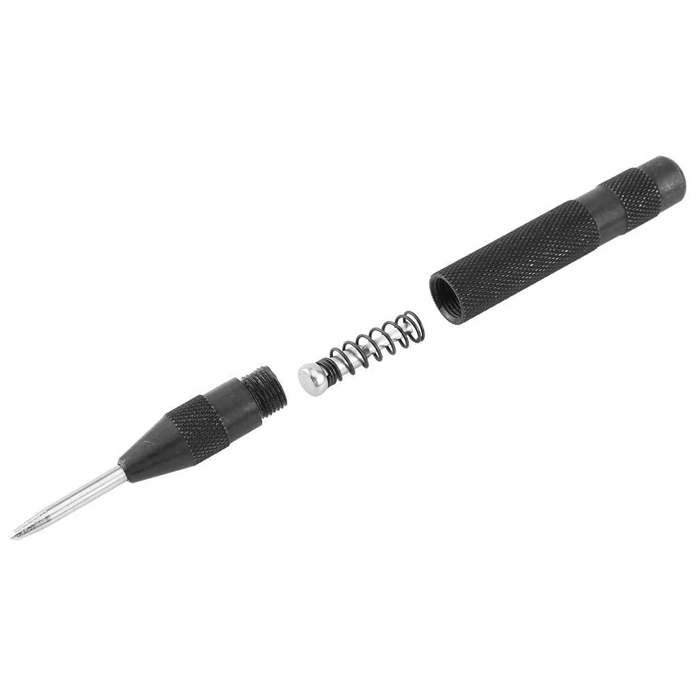 Ausla Automatic Centre Punch, 5-inch, High Speed Steel, Metal Marking Tool, Black - Image 6