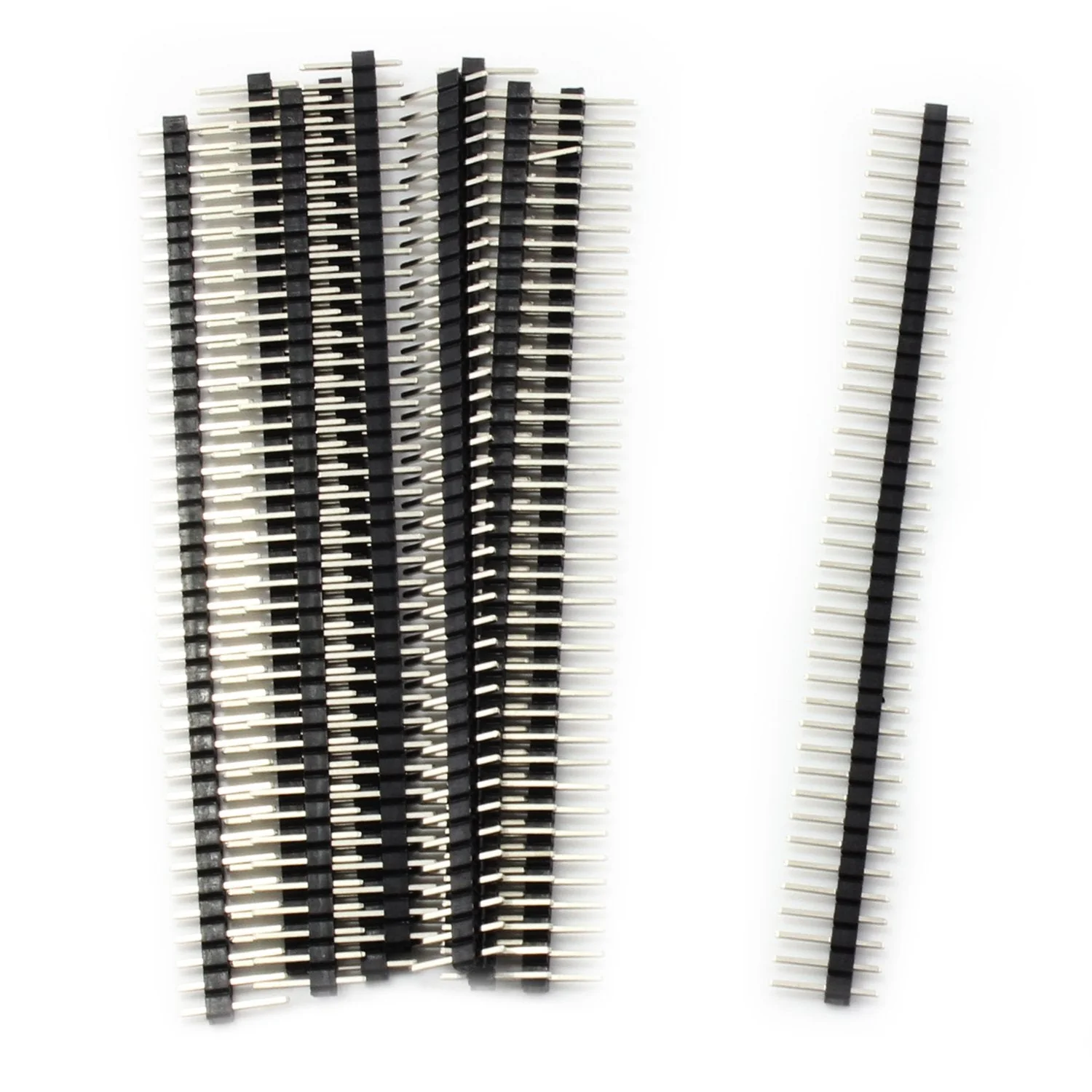 Aussel Pack of 60 Way PCB Board 40 Pin Male Female and Right Angle Header Connector (PIN-3 60 Pieces) - Image 6