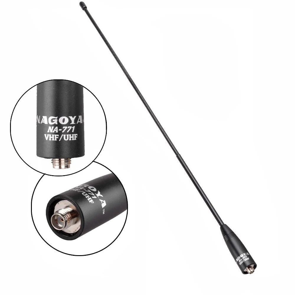 Authentic Genuine Nagoya NA-771 15.6-Inch Whip VHF/UHF (144/430Mhz) Antenna SMA-Female for BTECH and BaoFeng Radios Handheld Antenna NA-771 15.6" VHF/UHF - Image 2