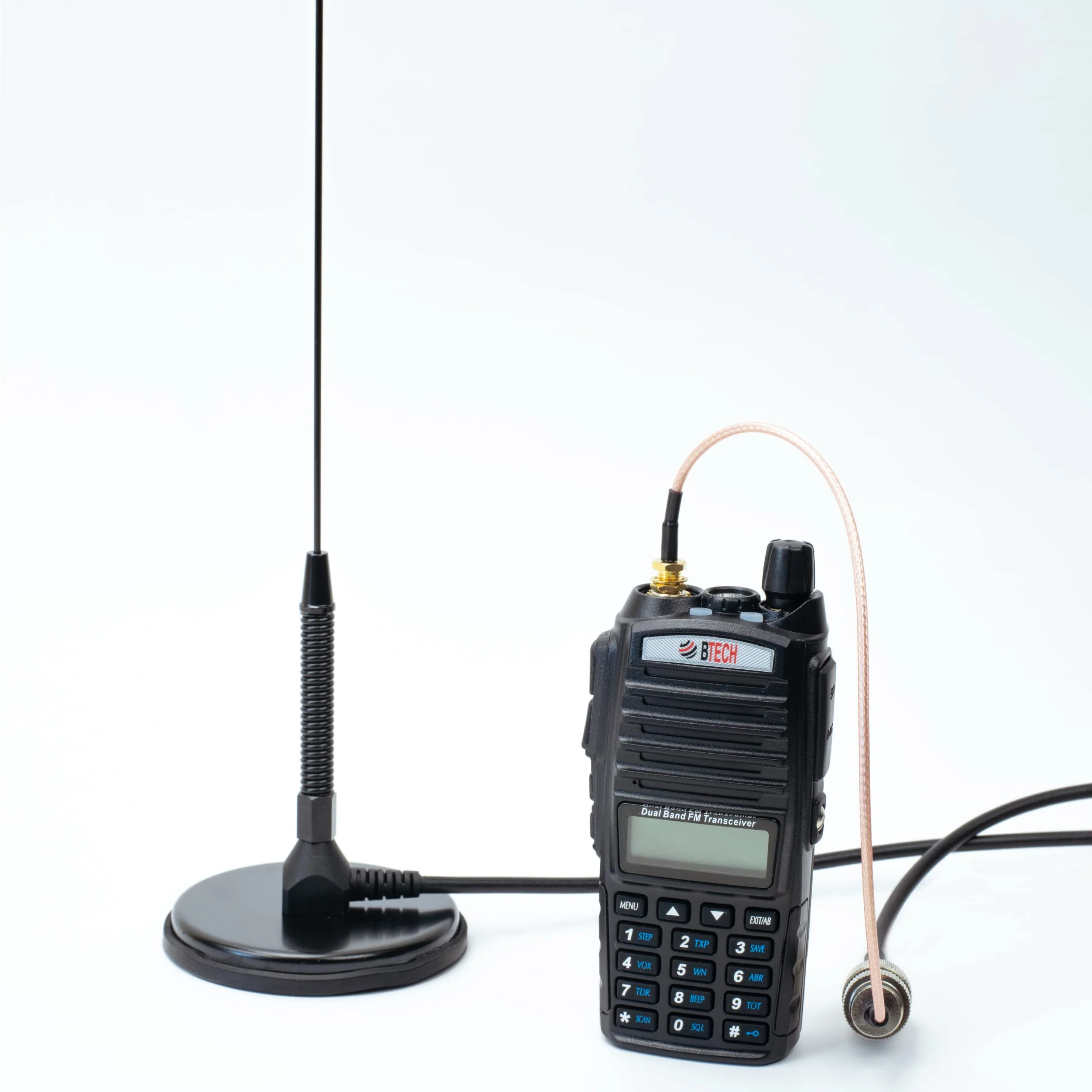 Authentic Genuine Nagoya UT-72G Super Loading Coil 19-Inch Magnetic Mount (Heavy Duty) GMRS (462MHz) Antenna PL-259, Includes Additional SMA Male & Female Adaptors for GMRS Handheld Radios - Image 5