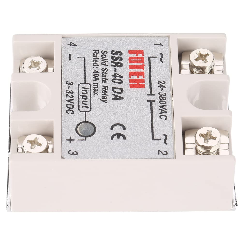 Auto modules de relay statique monophasé DC-AC SSR-40DA solid state relay 25a+relay a semi conducteur relay ssr 40a relay 5v 220v ssr relay statique solid state relay 25a solid state relay - Image 5