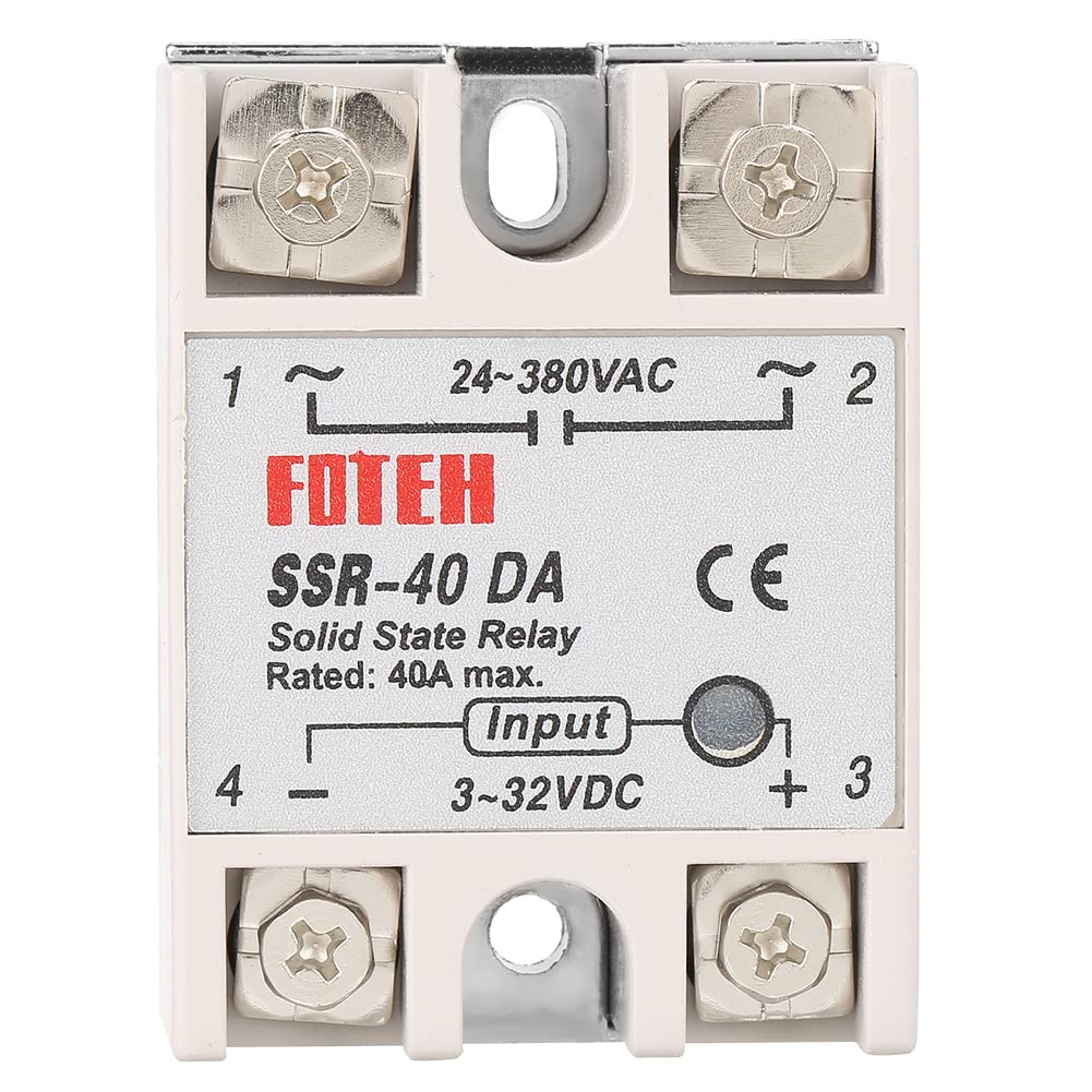 Auto modules de relay statique monophasé DC-AC SSR-40DA solid state relay 25a+relay a semi conducteur relay ssr 40a relay 5v 220v ssr relay statique solid state relay 25a solid state relay - Image 6
