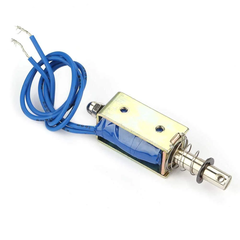 Automation Control Electromagnet 6/12/24V Elettromagnets, Pull Magnet DC 300MA DC Push Pull Electromagnets, 5N 10 mm Retractable Range (DC 6V) - Image 8