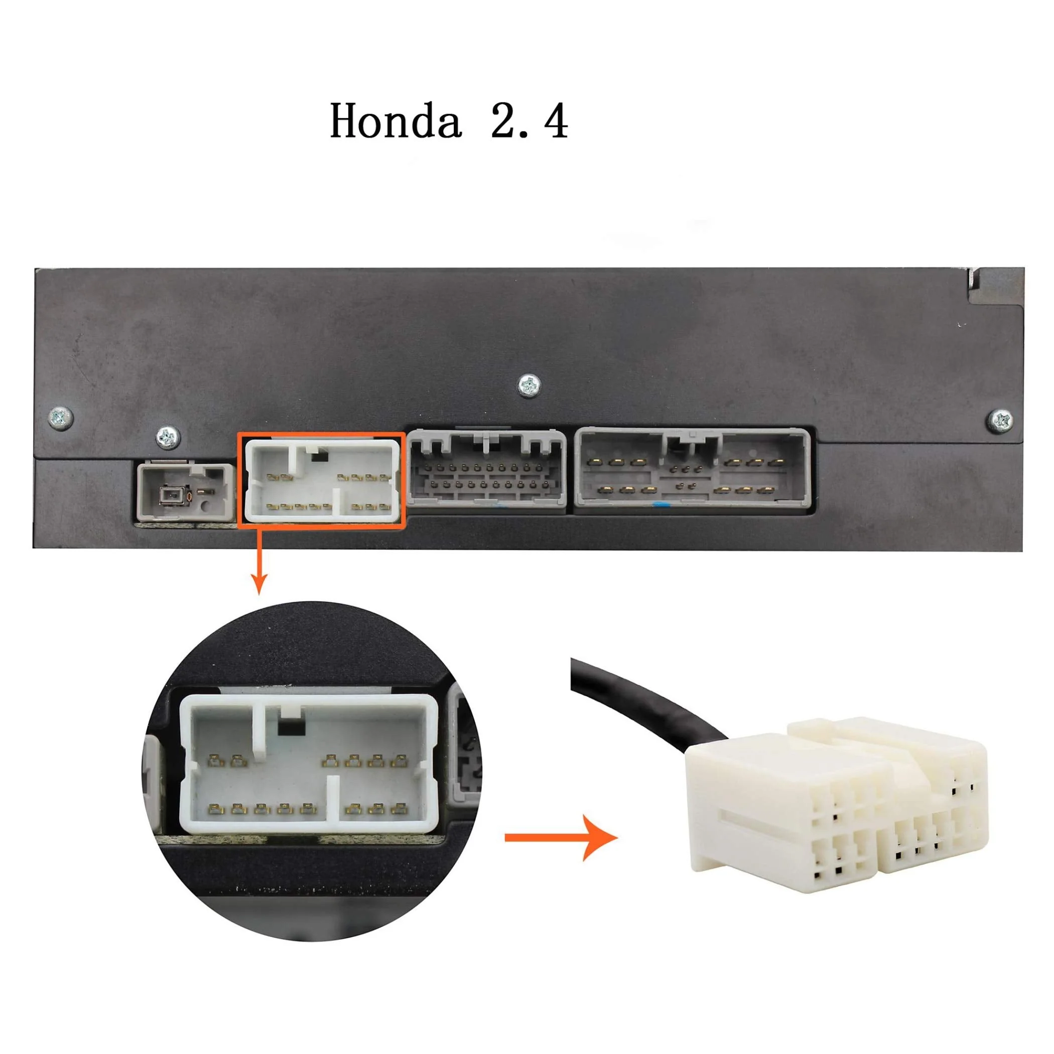 AUX Cord, Car Audio USB AUX Input Adapter Stereo CD Changer Compatible with Honda Accord 2003-2011/City 2002-2011/CRV 2005-2011/Civic 2006-2011/Odyssey 2005-2011 USB+AUX Adapter - Image 3