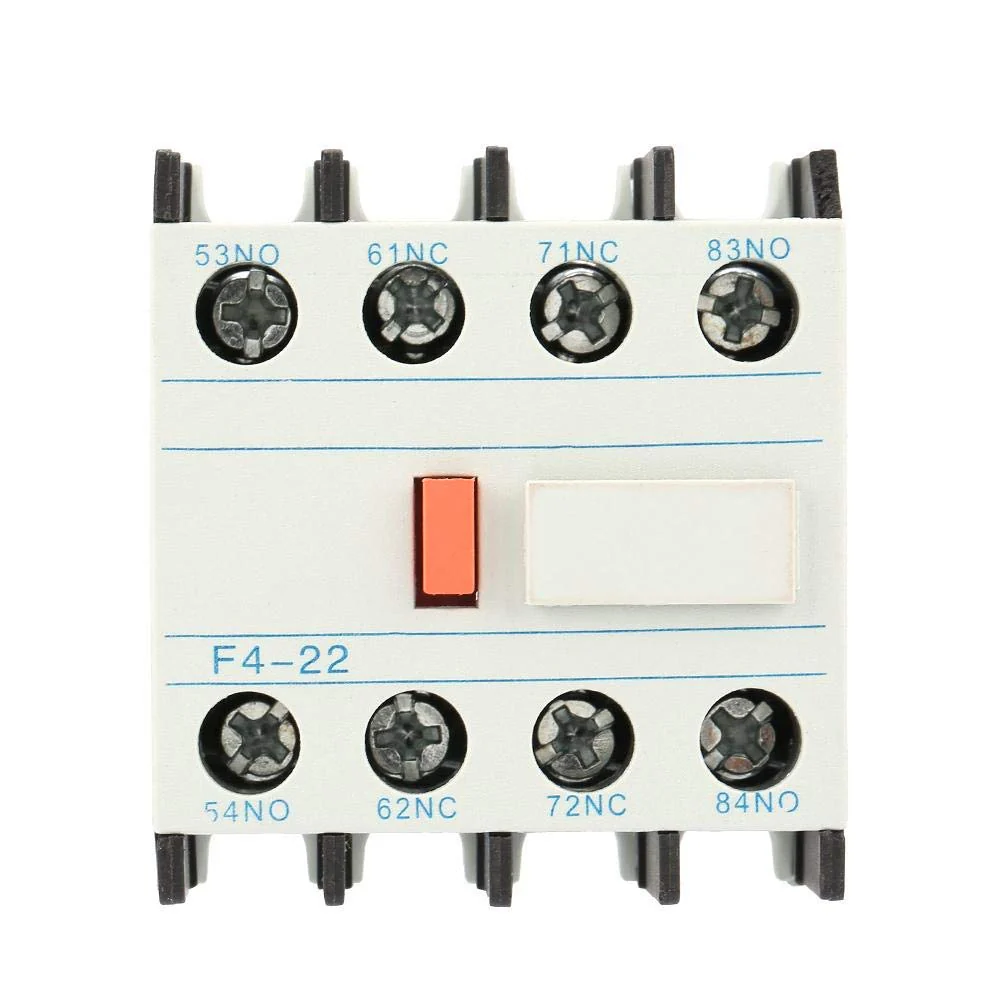 Auxiliary Contacts Block Fit CJX2 AC Contactor, 2 N/O Contactors LADN22 AC Contactor Schakelaar F4-22 Model - Image 5