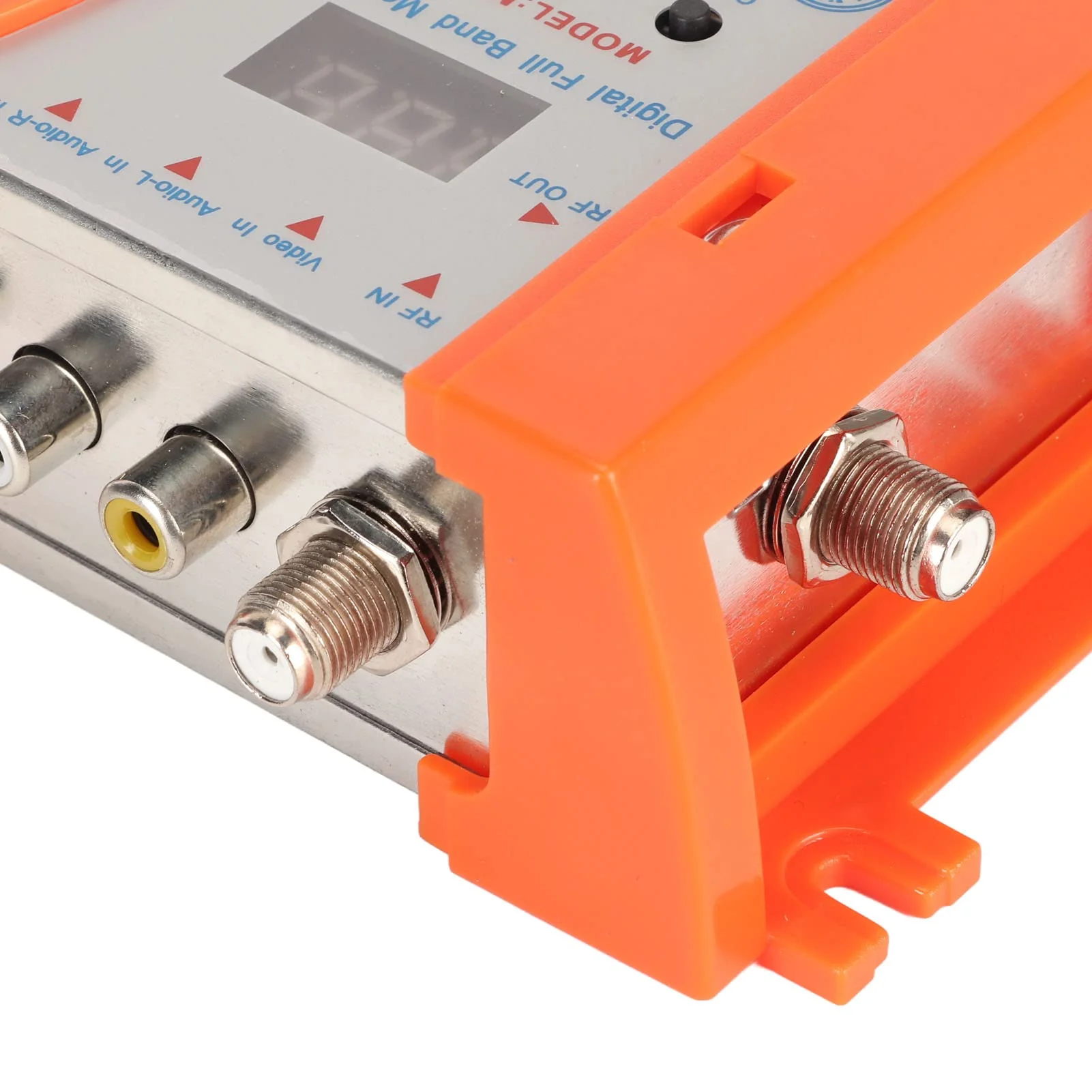AV to RF Modulator Supports VHF UHF PAL NTSC TV Link Modulator with Digital Display, Easy Installation and Simple (US Plug) US Plug - Image 8
