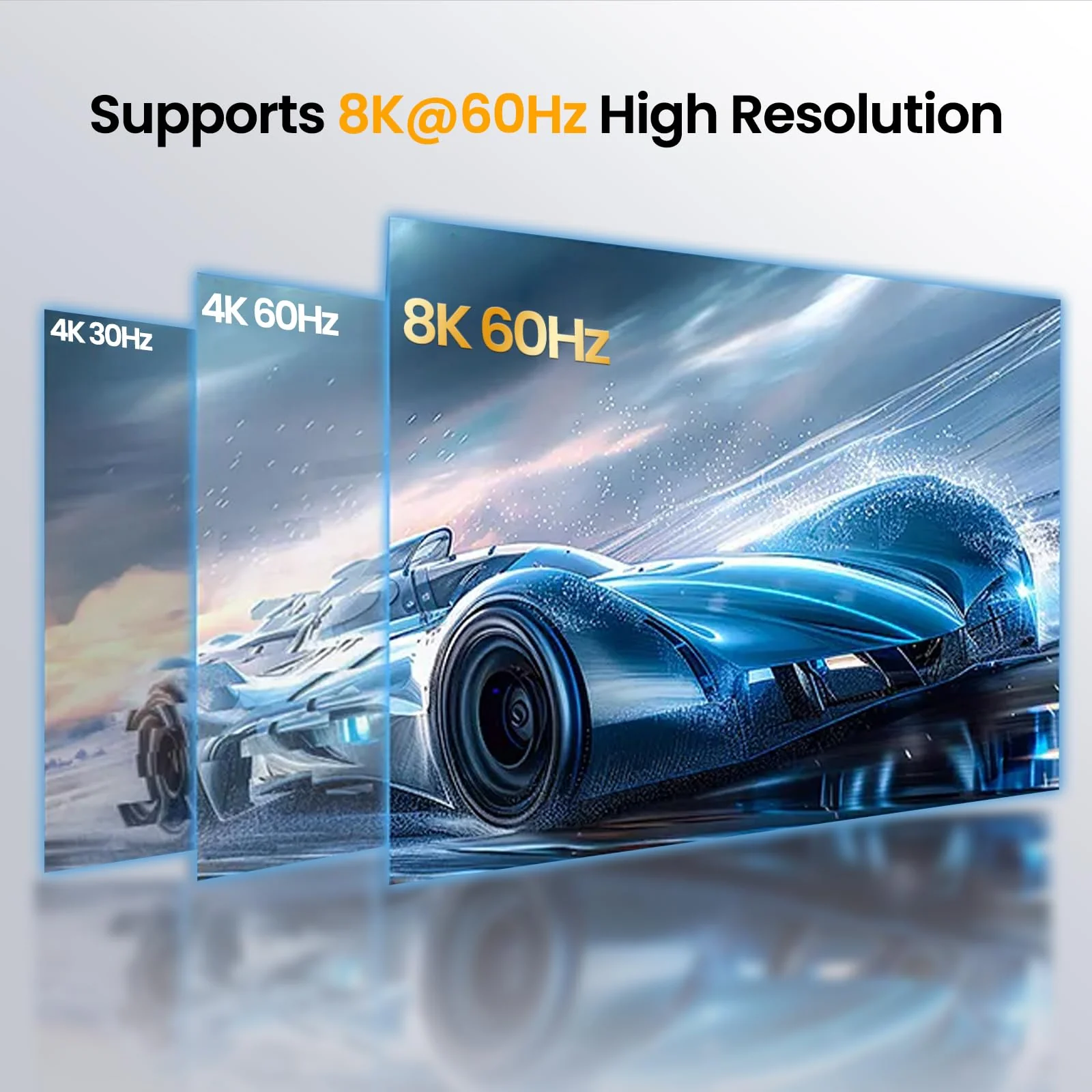 avedio links 8K HDMI2.1 Switch with Remote 5x1, 5 in 1 Out HDMI Splitter with Remote, Auto Switch HDMI Selector Box Support 4K@60Hz, HDCP2.3, HDR, 3D, for PS5, Xbox, Fire Stick, Blu-ray, HDTV 8K 60Hz 5 to 1 - Image 3