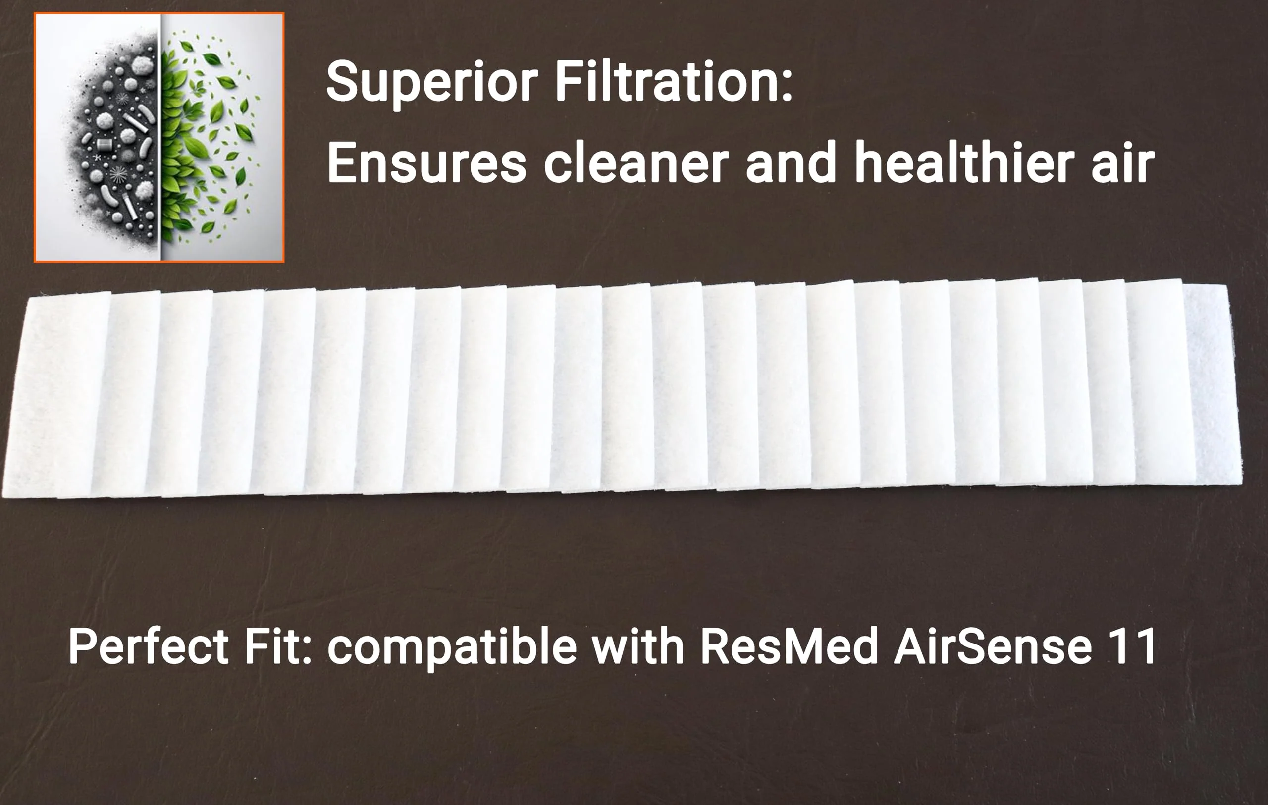 Aveen 24 CPAP Machine Filters, Compatible with ResMed AirSense 11. Enhance Your CPAP Experience with These Premium CPAP Supplies. A Must-Have CPAP Accessories. - Image 3