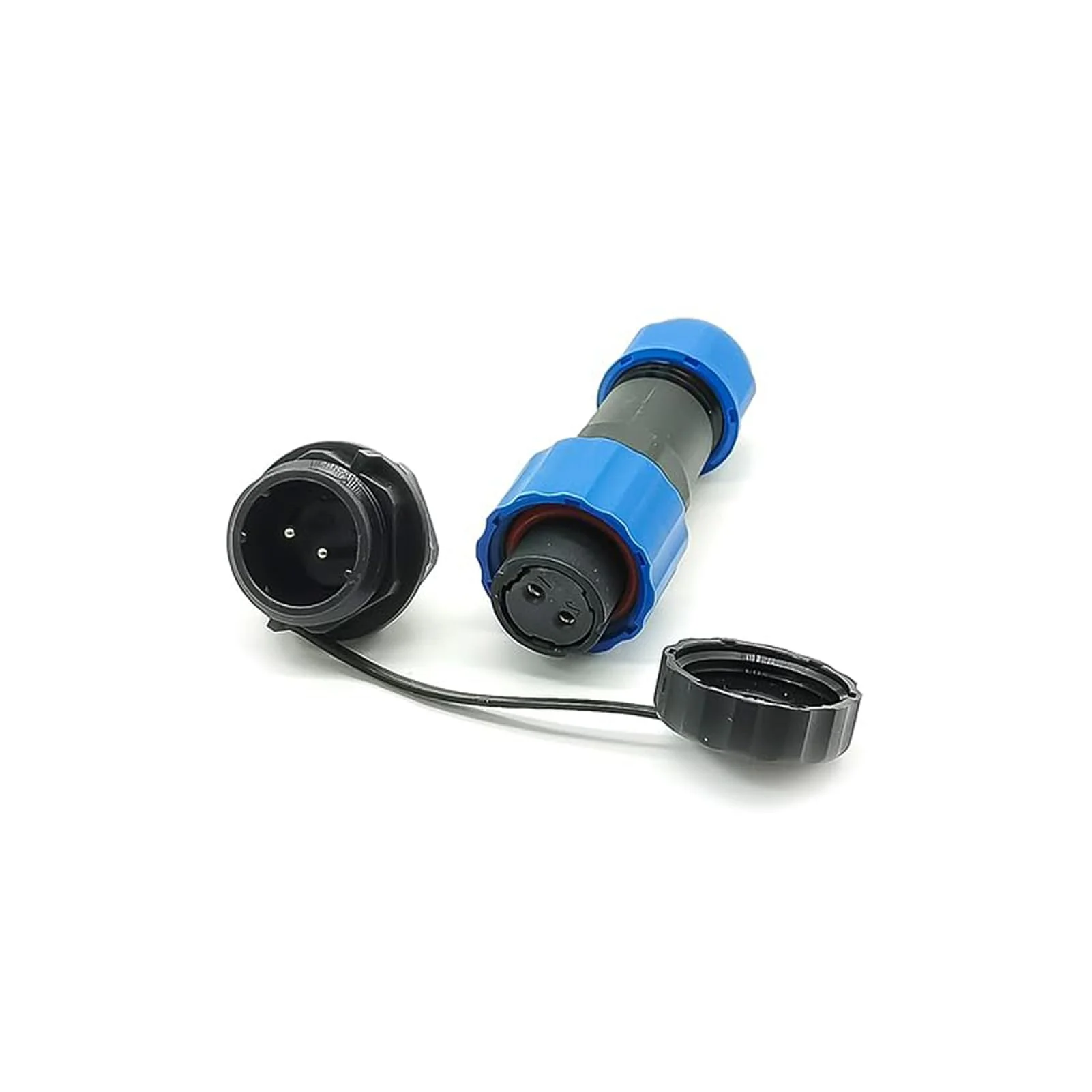 Aviation Plug SP17 IP68 2 Pin SP17 Series 2 Pin Female Plug and Male Round Socket Waterproof Connector Satellite Cable Connector SP17 2pin