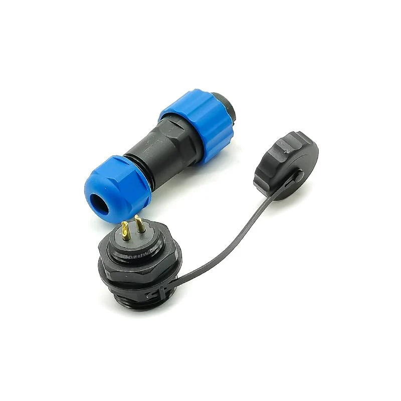 Aviation Plug SP17 IP68 2 Pin SP17 Series 2 Pin Female Plug and Male Round Socket Waterproof Connector Satellite Cable Connector SP17 2pin - Image 2