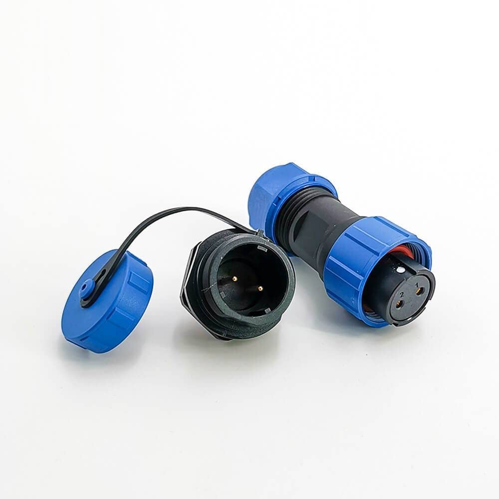 Aviation Plug SP17 IP68 2 Pin SP17 Series 2 Pin Female Plug and Male Round Socket Waterproof Connector Satellite Cable Connector SP17 2pin - Image 3