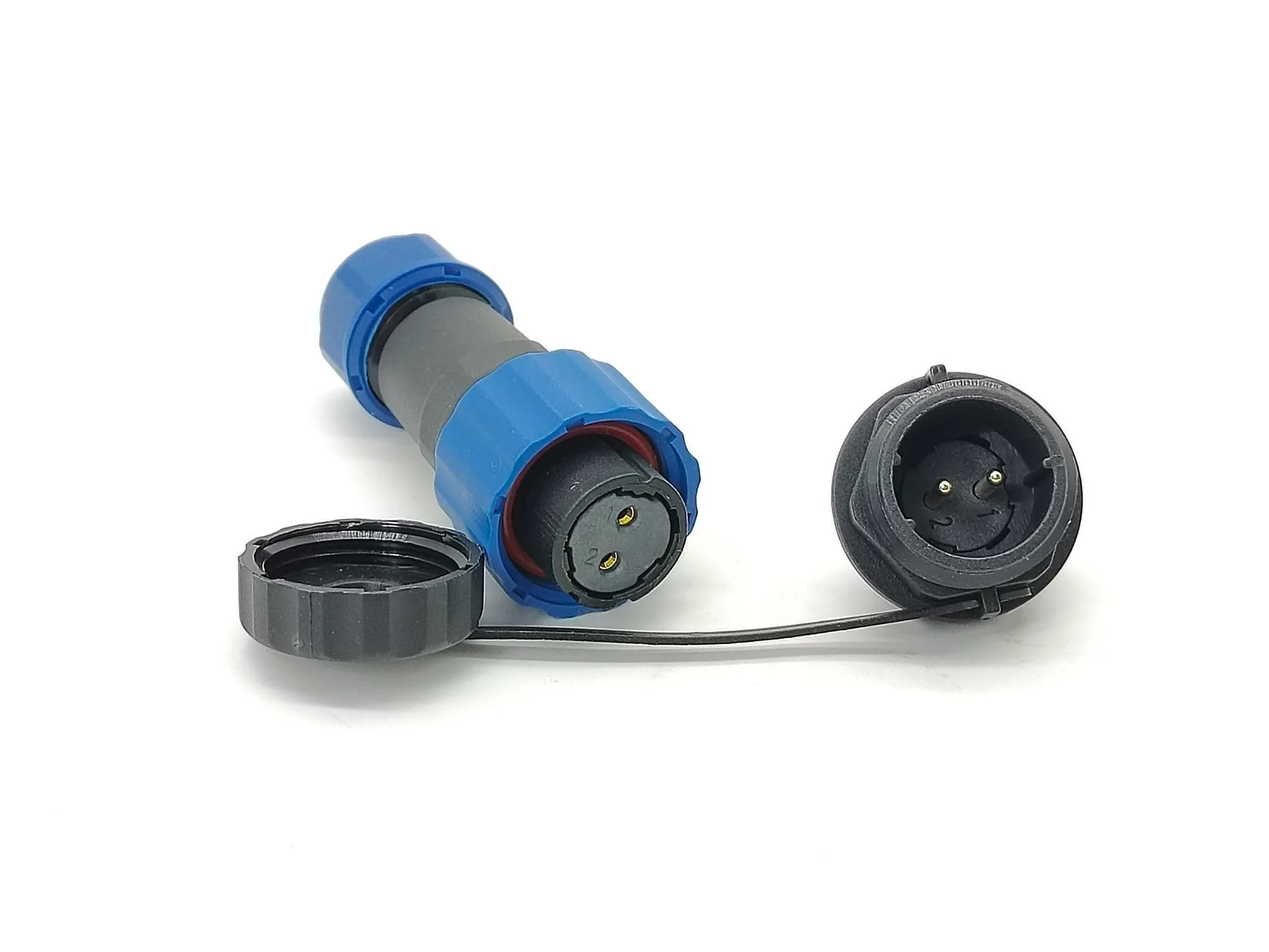 Aviation Plug SP17 IP68 2 Pin SP17 Series 2 Pin Female Plug and Male Round Socket Waterproof Connector Satellite Cable Connector SP17 2pin - Image 8