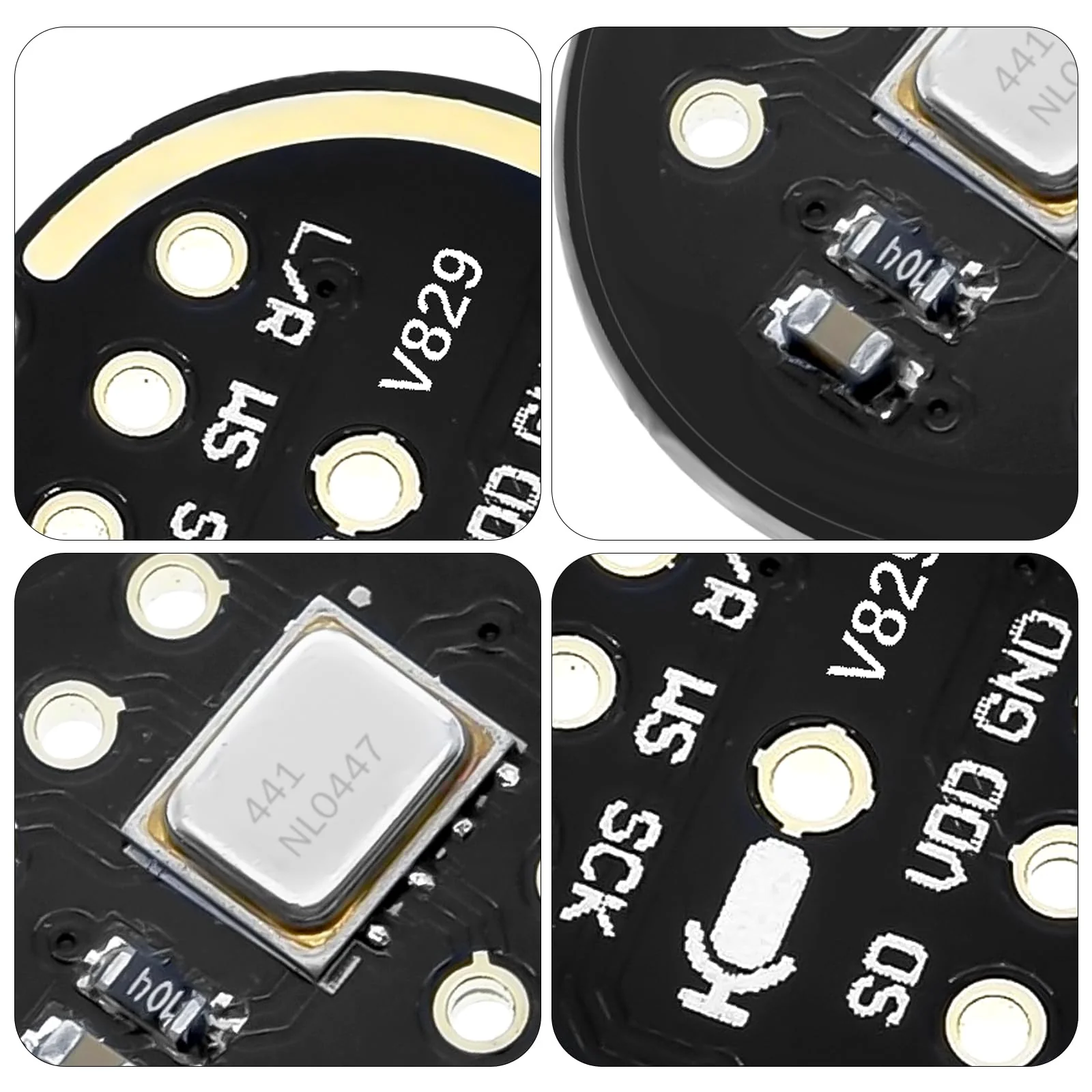 AYWHP Pack of 3 INMP441 Omnidirectional Microphone Module 24 Bit I2S Interface Digital Output Compatible with ESP-32 Arduino - Image 3