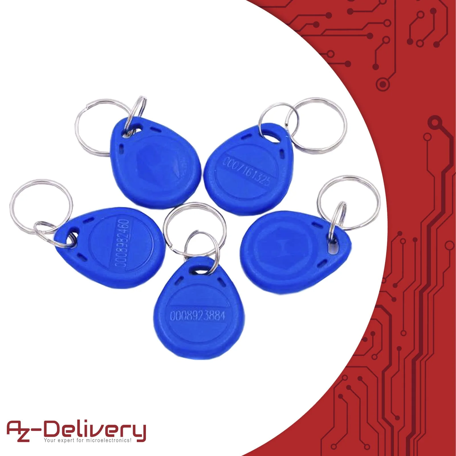 AZDelivery ⭐⭐⭐⭐⭐ 125KHz RFID Chip and RFID Cards 20x RFID Chip 20 - Image 3