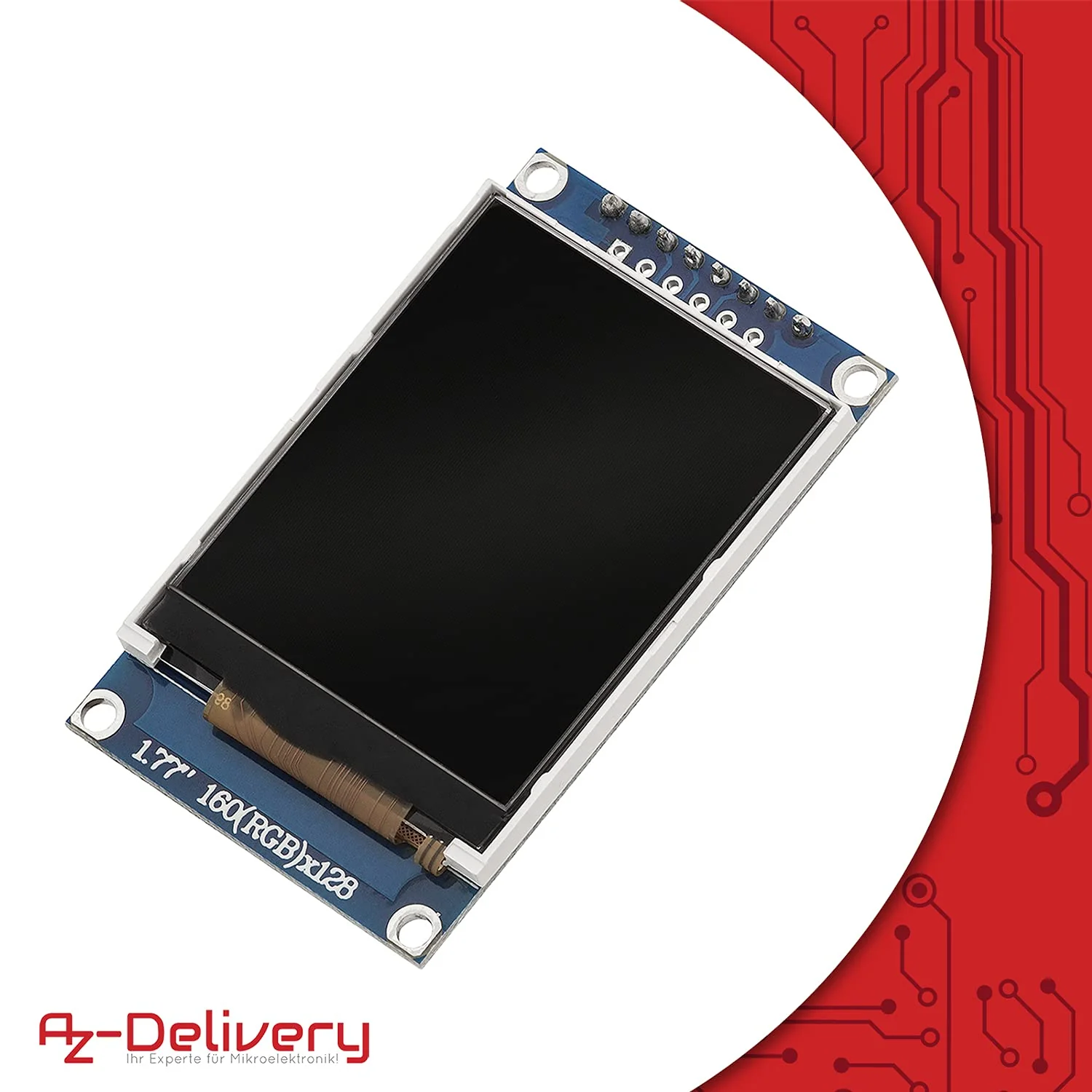 AZDelivery ⭐⭐⭐⭐⭐ SPI 1.77 inch TFT Display 128X160 Pixels 1 x TFT Display - Image 4