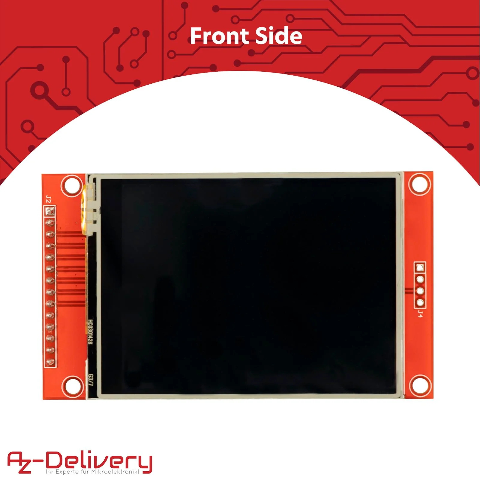 AZDelivery 2.8 Inch LCD TFT Touch Display - Compatible with Arduino and Raspberry Pi - 320 x 240 Resolution, ILI9341 Driver, SPI Interface 1 - Image 2