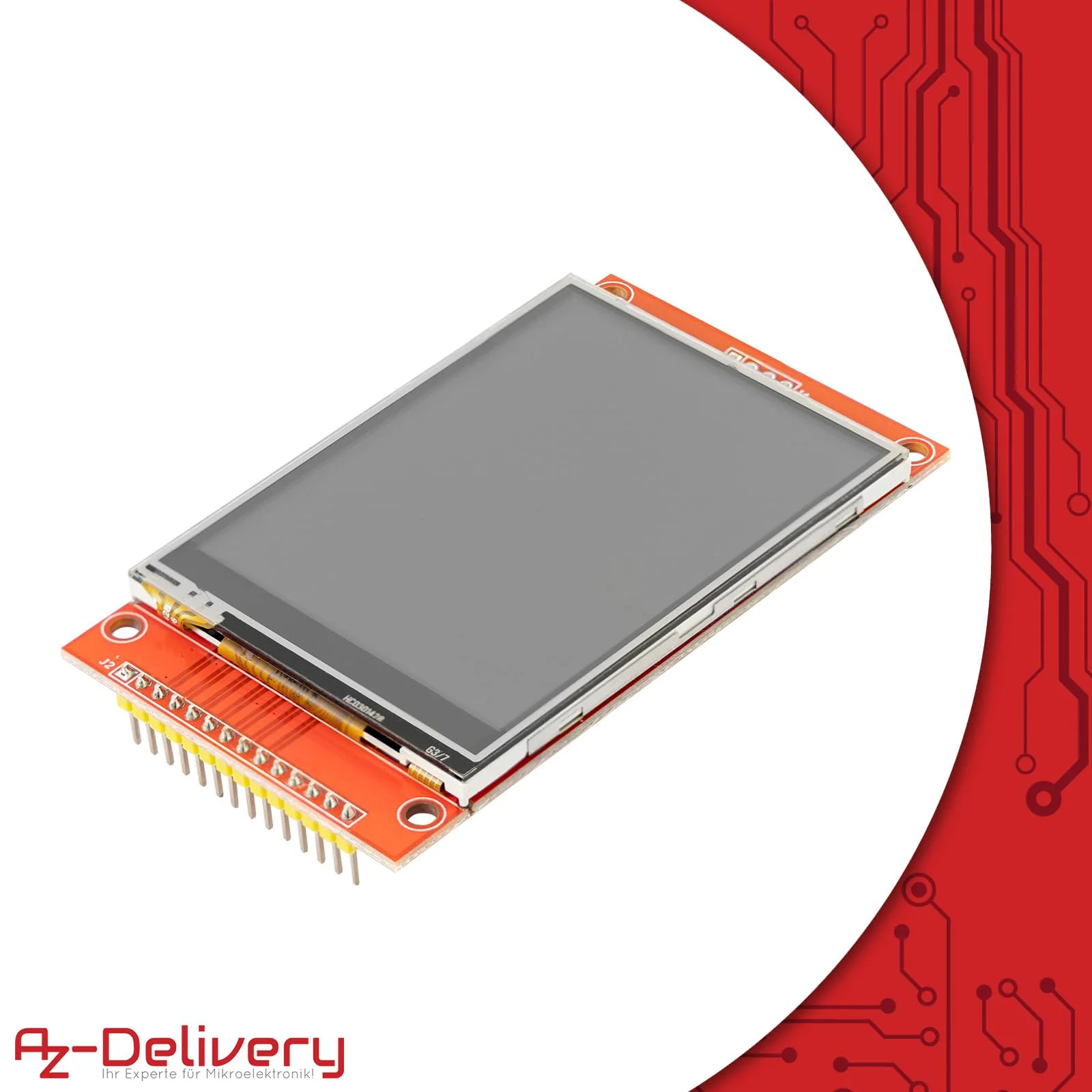 AZDelivery 2.8 Inch LCD TFT Touch Display - Compatible with Arduino and Raspberry Pi - 320 x 240 Resolution, ILI9341 Driver, SPI Interface 1 - Image 5