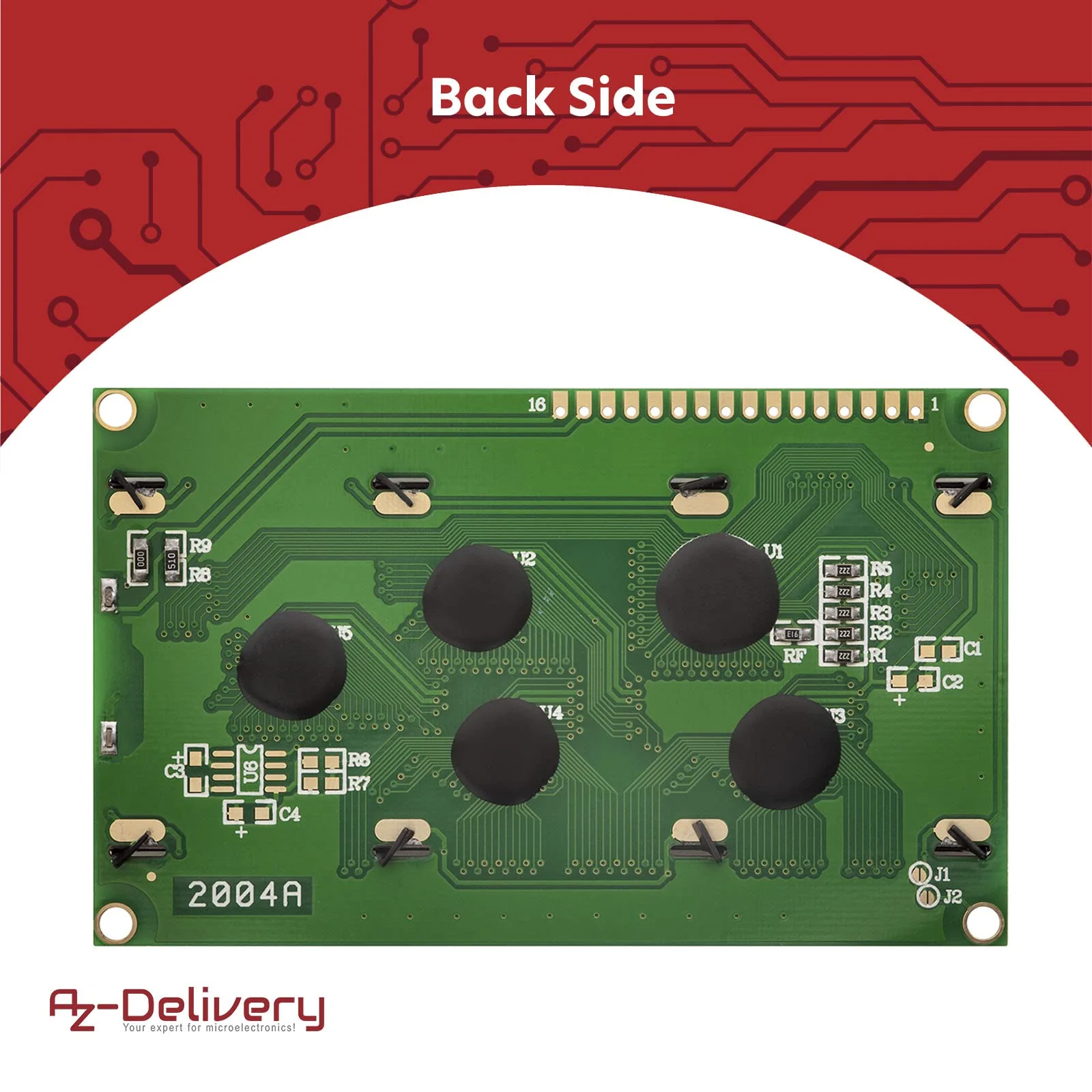 AZDelivery 3 x HD44780 2004 LCD Display 4 x 20 Characters with Blue Background and White Characters Compatible with Arduino and Raspberry Pi Includes E-Book - Image 3