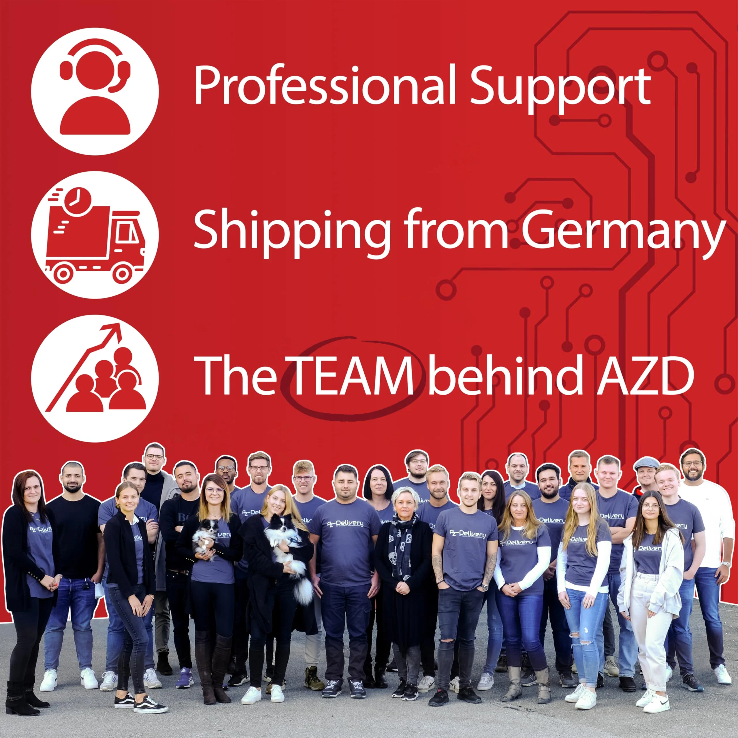 AZDelivery 5 x ESP32 Board Dev Kit C V4 NodeMCU WLAN WiFi Development Board Unsoldered Compatible with Arduino including E-Book! (Successor Module of ESP32 Dev Kit C) | ESP 32 by AZ Delivery ESP32 with CP2102 - Image 8