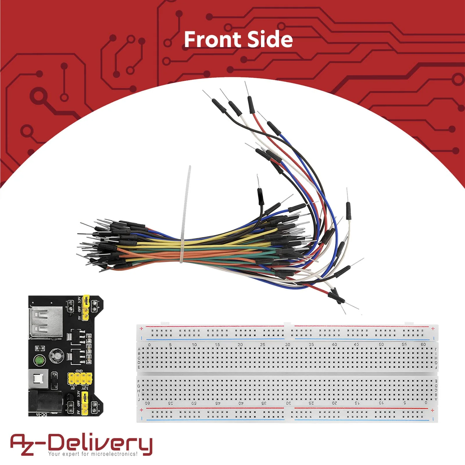 AZDelivery MB 102 Breadboard Kit Parent 1 - Image 2