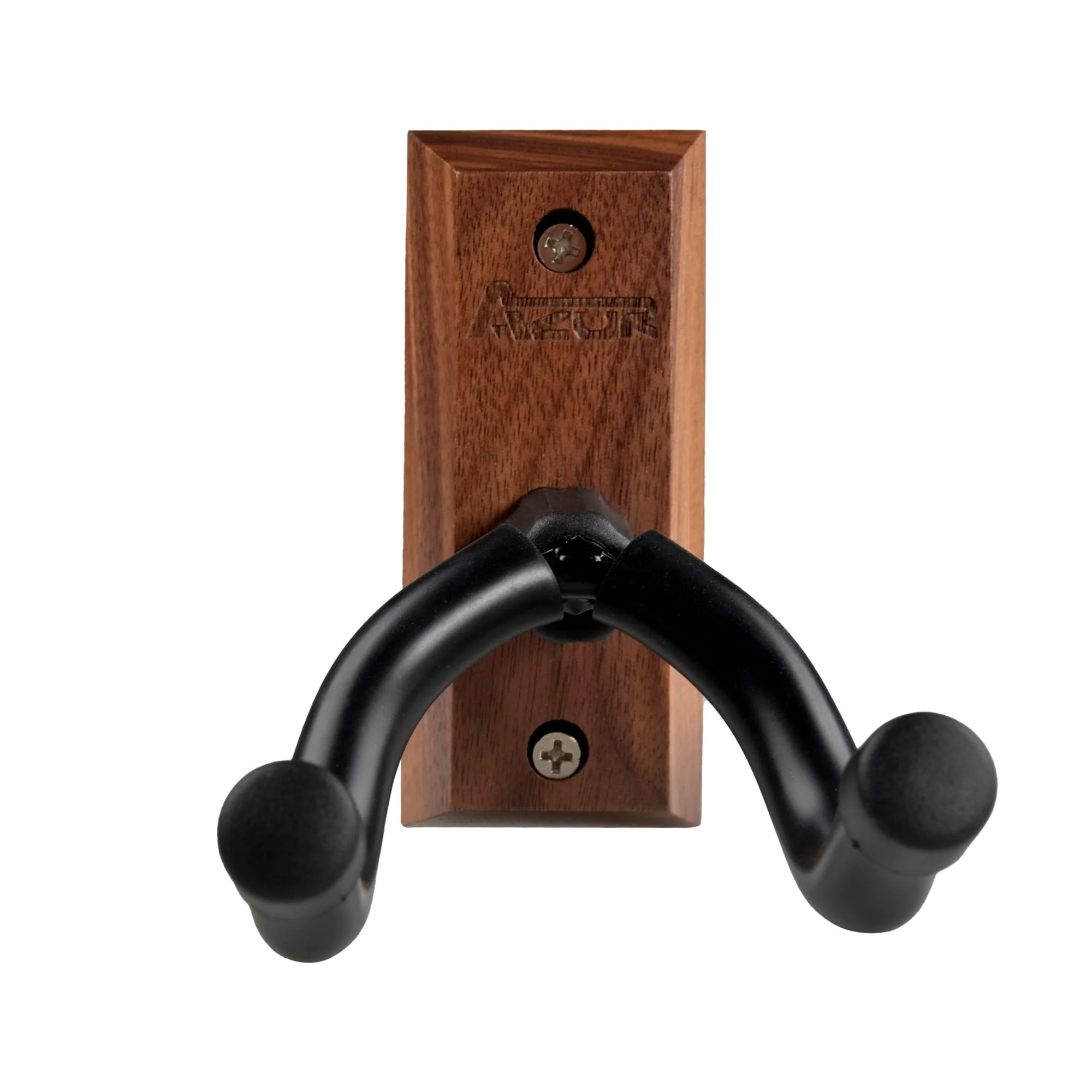 AZOR 3 Pack Black Walnut Guitar Wall Mount Set, U-Shaped Wooden Hanger for Acoustic/Electric Guitars, Bass, Banjo, Premium Wall Hook Holder, Gift for Guitarists & Music Enthusiasts - Image 7