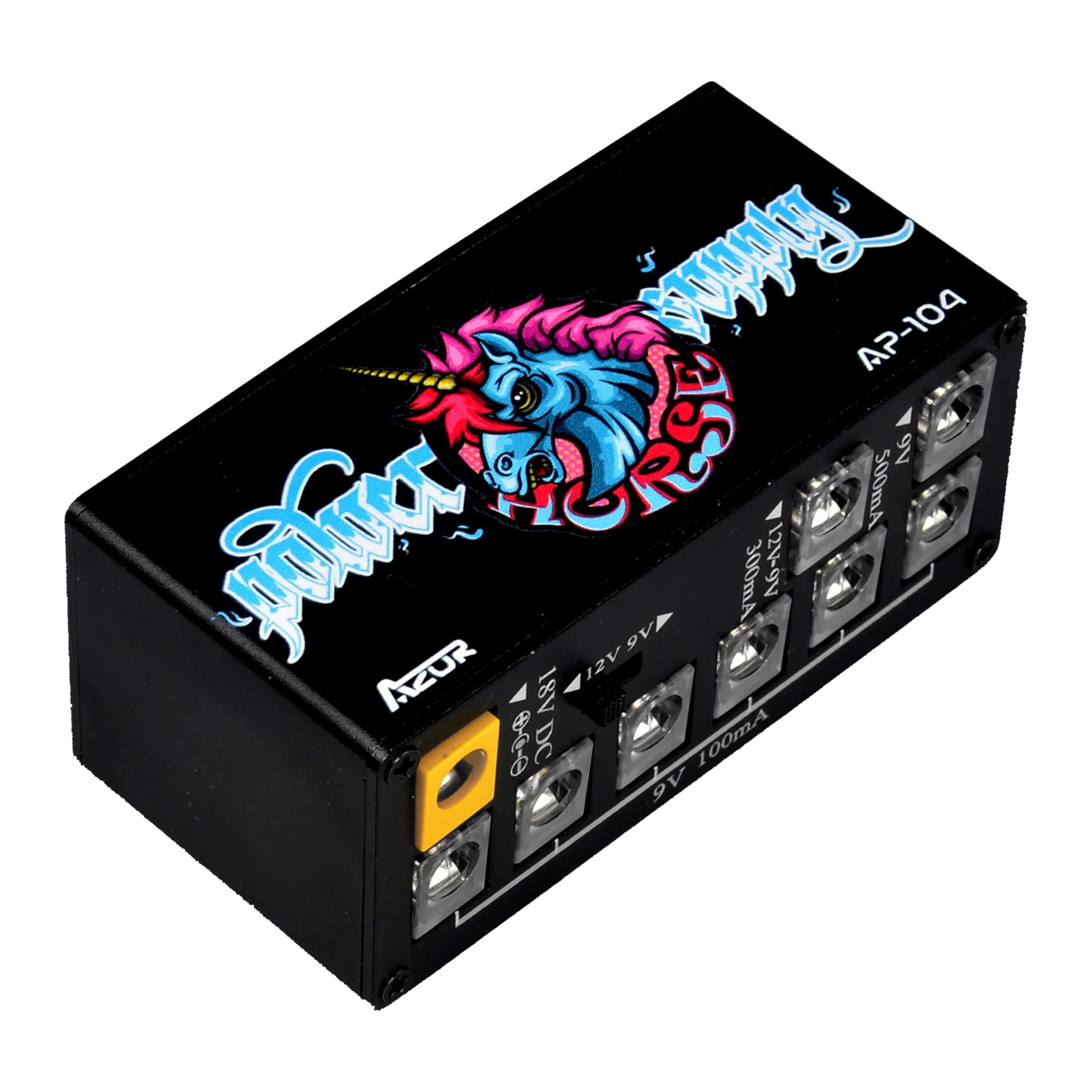 AZOR AP-104 Pedal Power Supply 8 DC Outputs Mini Pedal Board Power Supply with Switchable Voltage for 9V/12V Effect Pedal Power Supply - Image 4