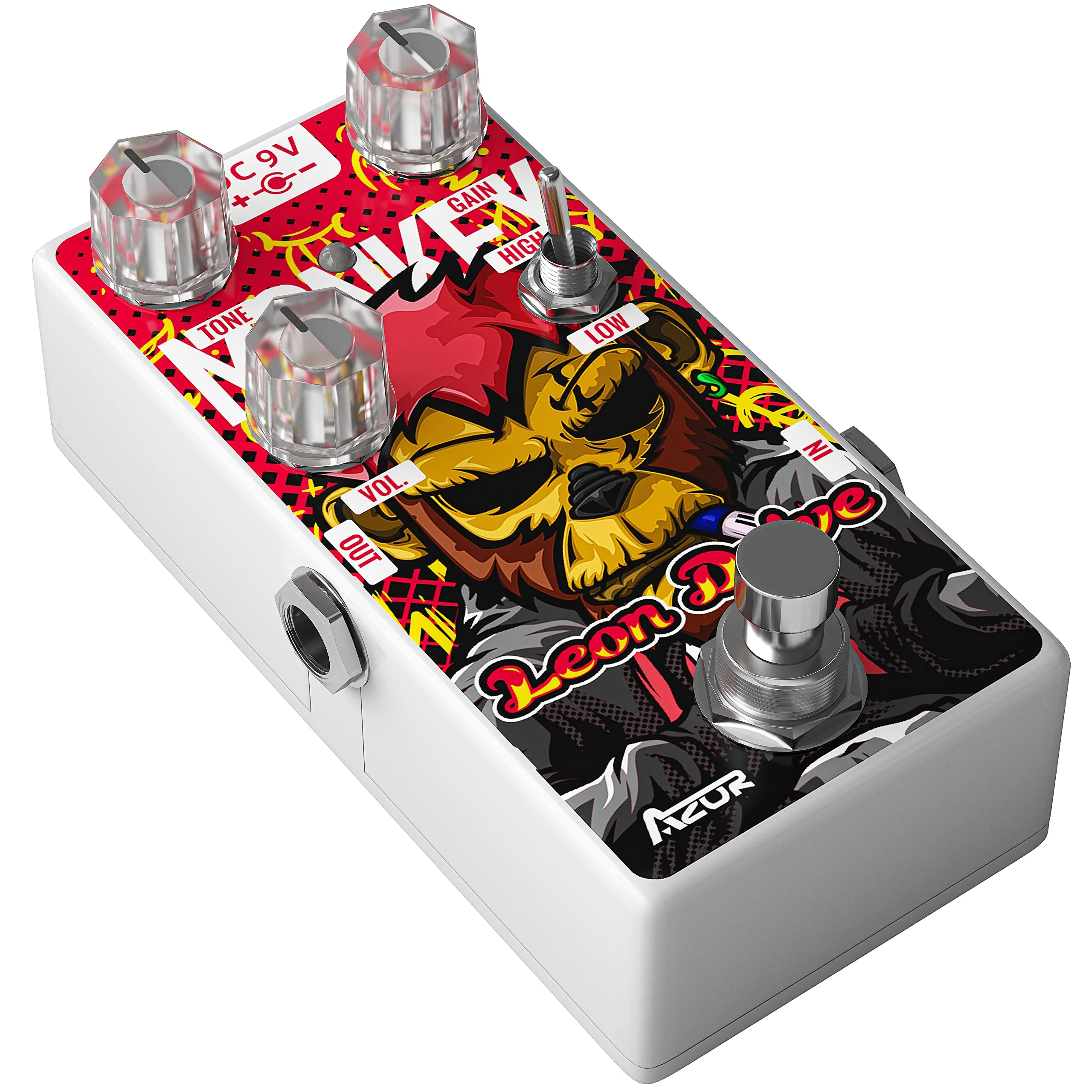AZOR Leon Dirve Guitar Pedal, Mini Overdrive Analog Effect Pedal for Electric Guitar Pedalboard True Bypass AP503 - Image 7
