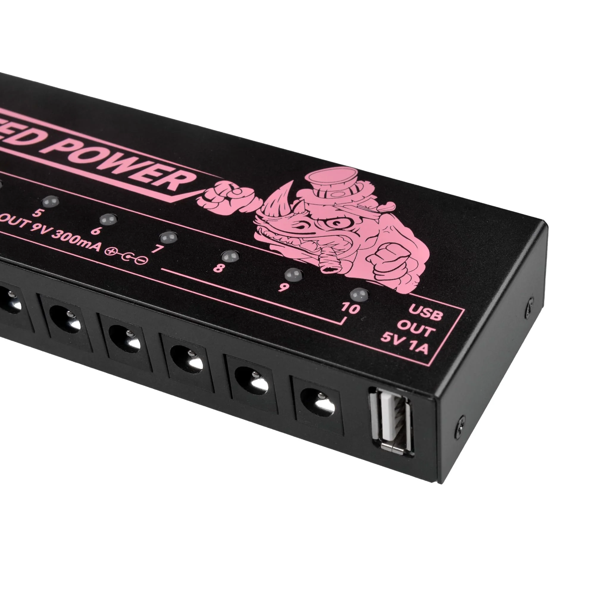 AZOR Professional 12v power supply for guitar pedals with 10 isolated Outputs - 9v power supply Compatible, Overcurrent Protection, low noise and Heat Dissipation - Image 4