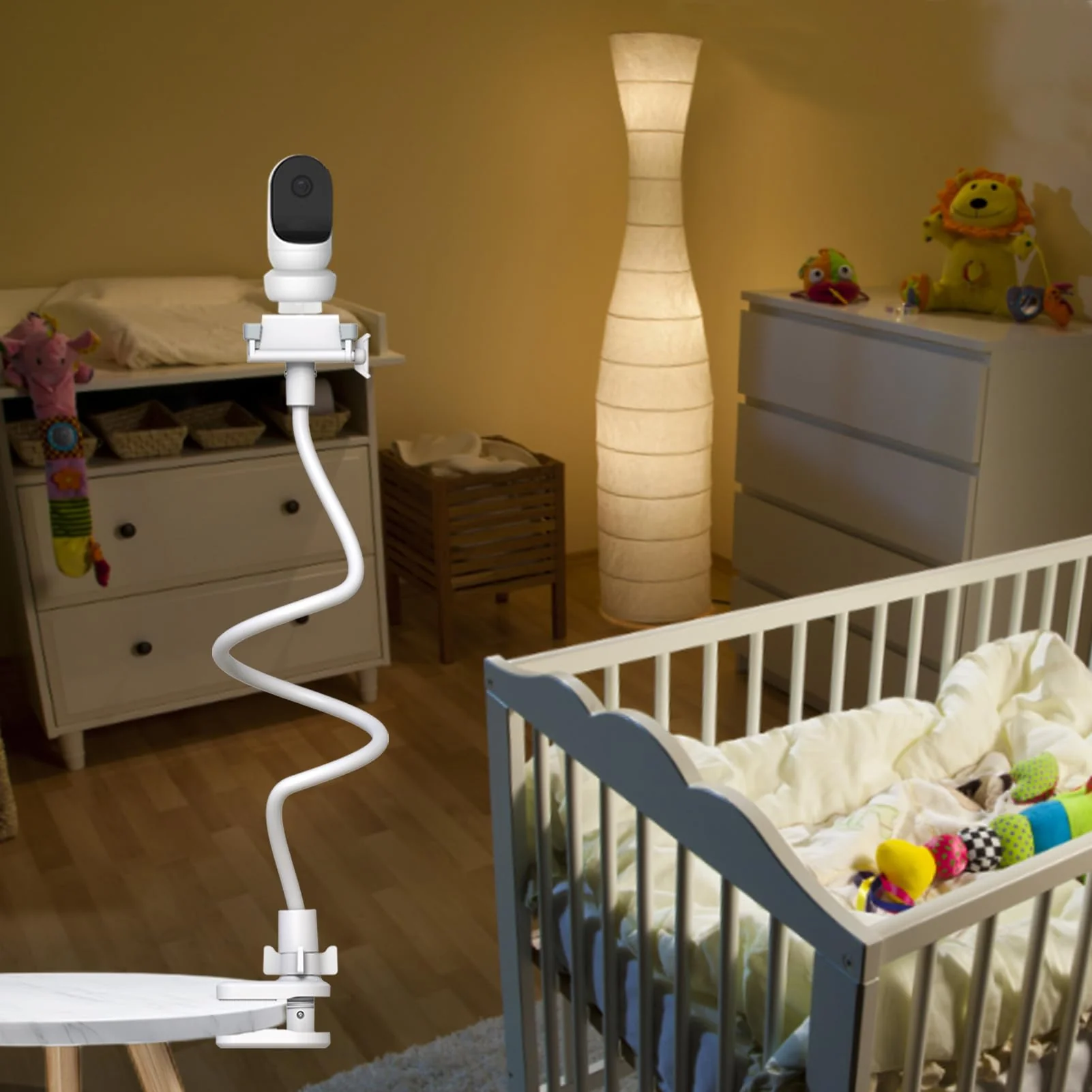 Baby Monitor Holder Mount for Owlet Cam Dream Sight (Gen 3)/Dream Duo (Gen 2)/Cam (Gen2)/ (Gen 1) 33" for Owlet Baby Monitor - Image 4