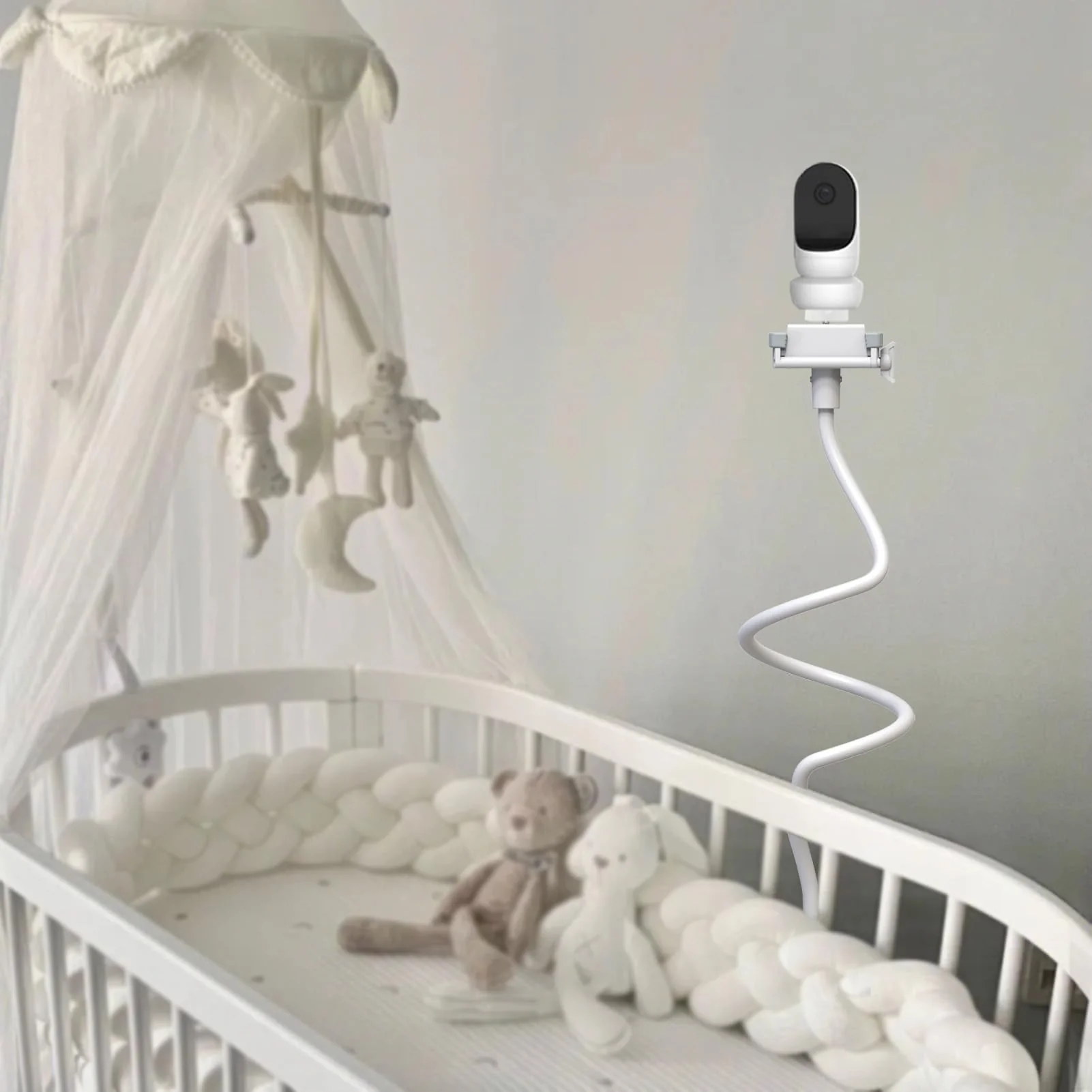Baby Monitor Holder Mount for Owlet Cam Dream Sight (Gen 3)/Dream Duo (Gen 2)/Cam (Gen2)/ (Gen 1) 33" for Owlet Baby Monitor - Image 5