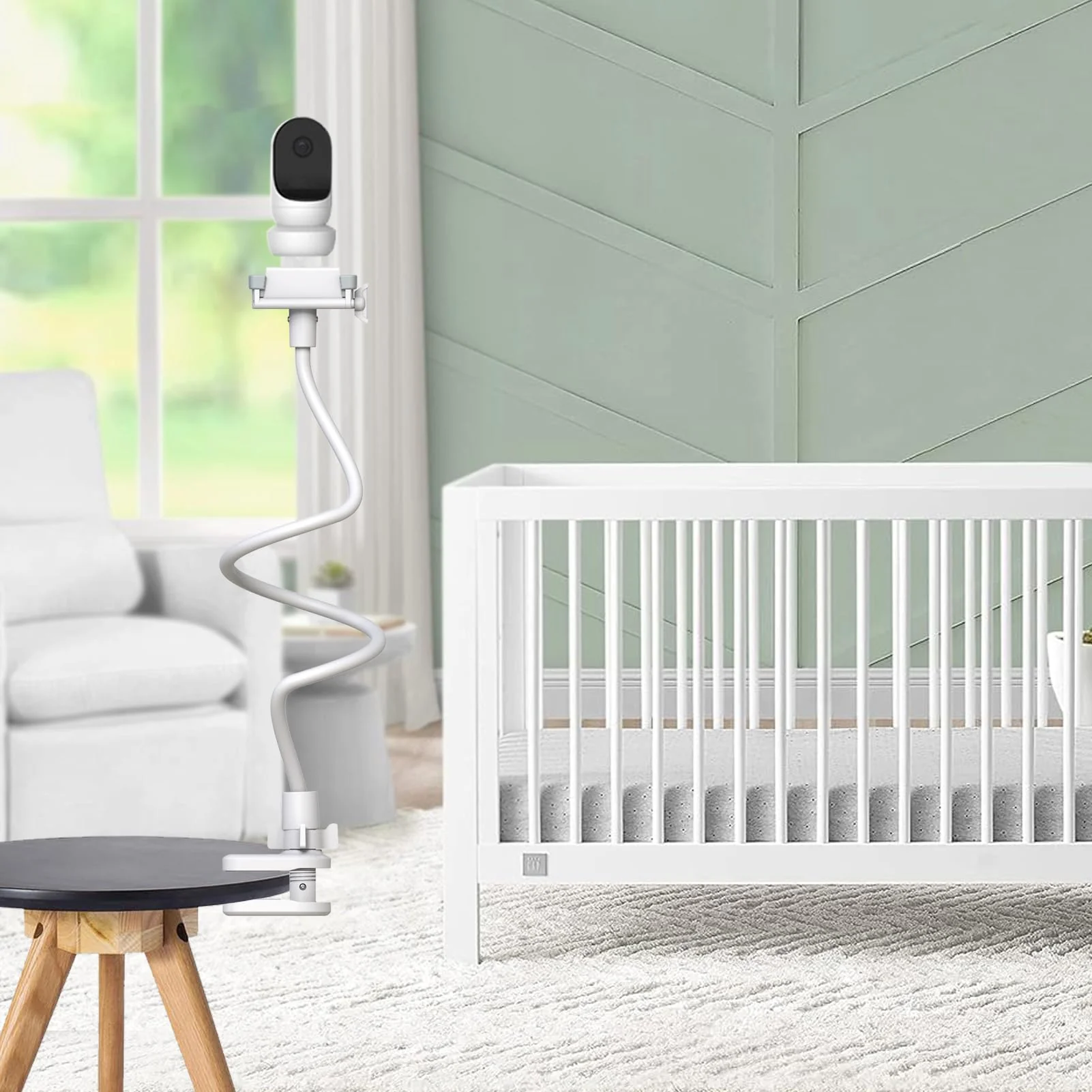 Baby Monitor Holder Mount for Owlet Cam Dream Sight (Gen 3)/Dream Duo (Gen 2)/Cam (Gen2)/ (Gen 1) 33" for Owlet Baby Monitor - Image 6