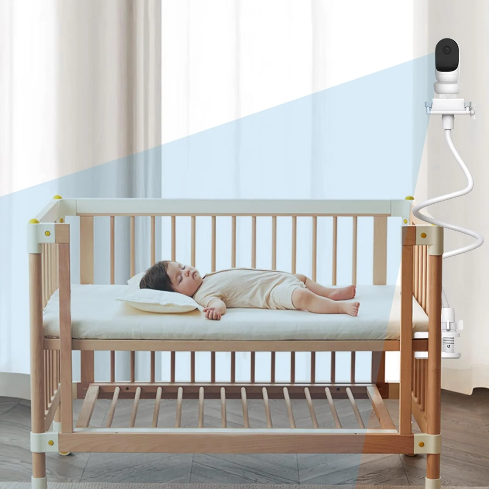 Baby Monitor Holder Mount for Owlet Cam Dream Sight (Gen 3)/Dream Duo (Gen 2)/Cam (Gen2)/ (Gen 1) 33" for Owlet Baby Monitor - Image 8