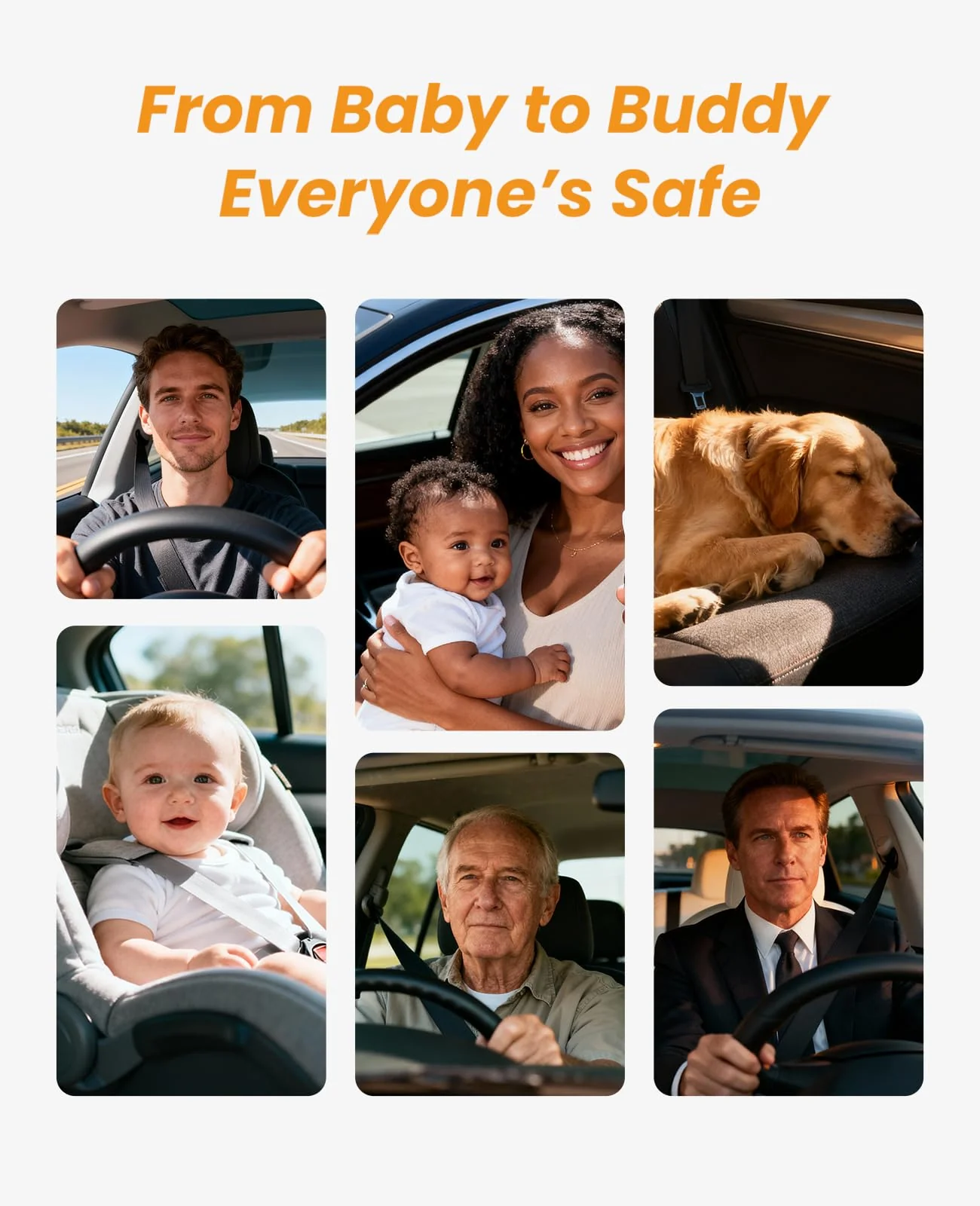Babyvue USB Car Camera for Baby : 4.5" Baby Car Camera with 1080P Crystal Clear Mirror View, Easy Installation Carseat Rear Facing Moitor for Kids, HD IR Night Vision Backseat Monitor White - Image 7