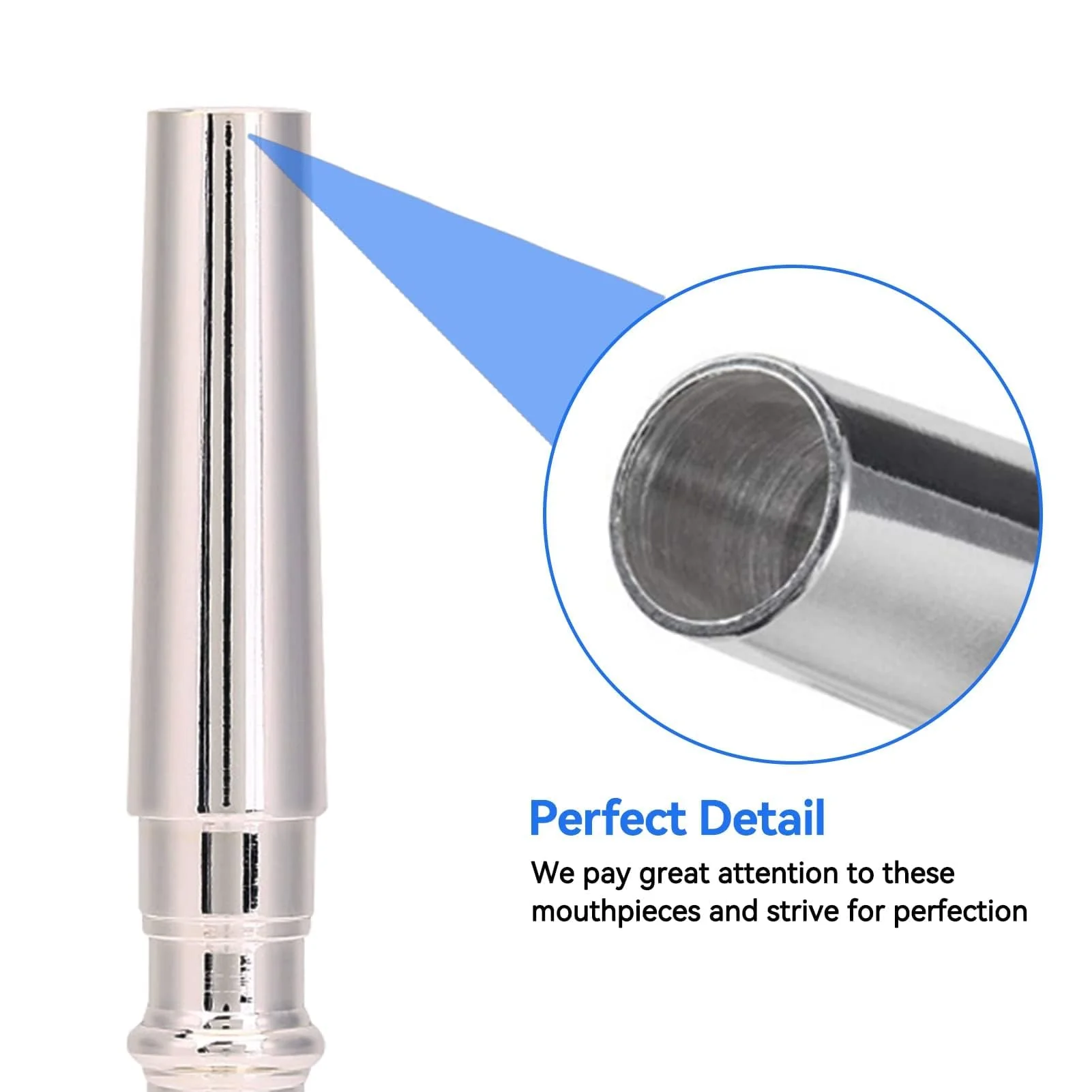 Bach Trumpet Mouthpiece 3C, New Silver Gold Plated Trumpet Mouthpiece 3C Size for Musical Instrument Accessory - Image 5
