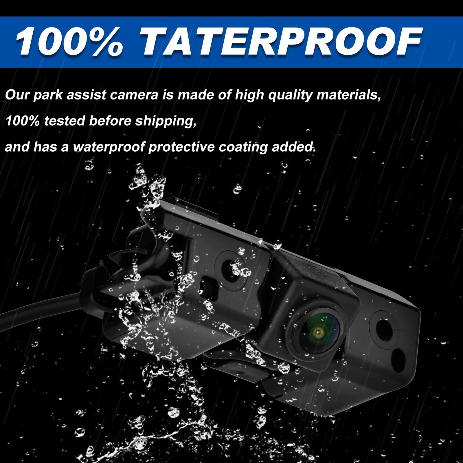 Backup Camera Rear View Camera Compatible with 2014 2015 Chevy Silverado Cheyenne GMC Sierra 1500 2500 HD 3500 HD Replaces # 22803702 23306741 - Image 4