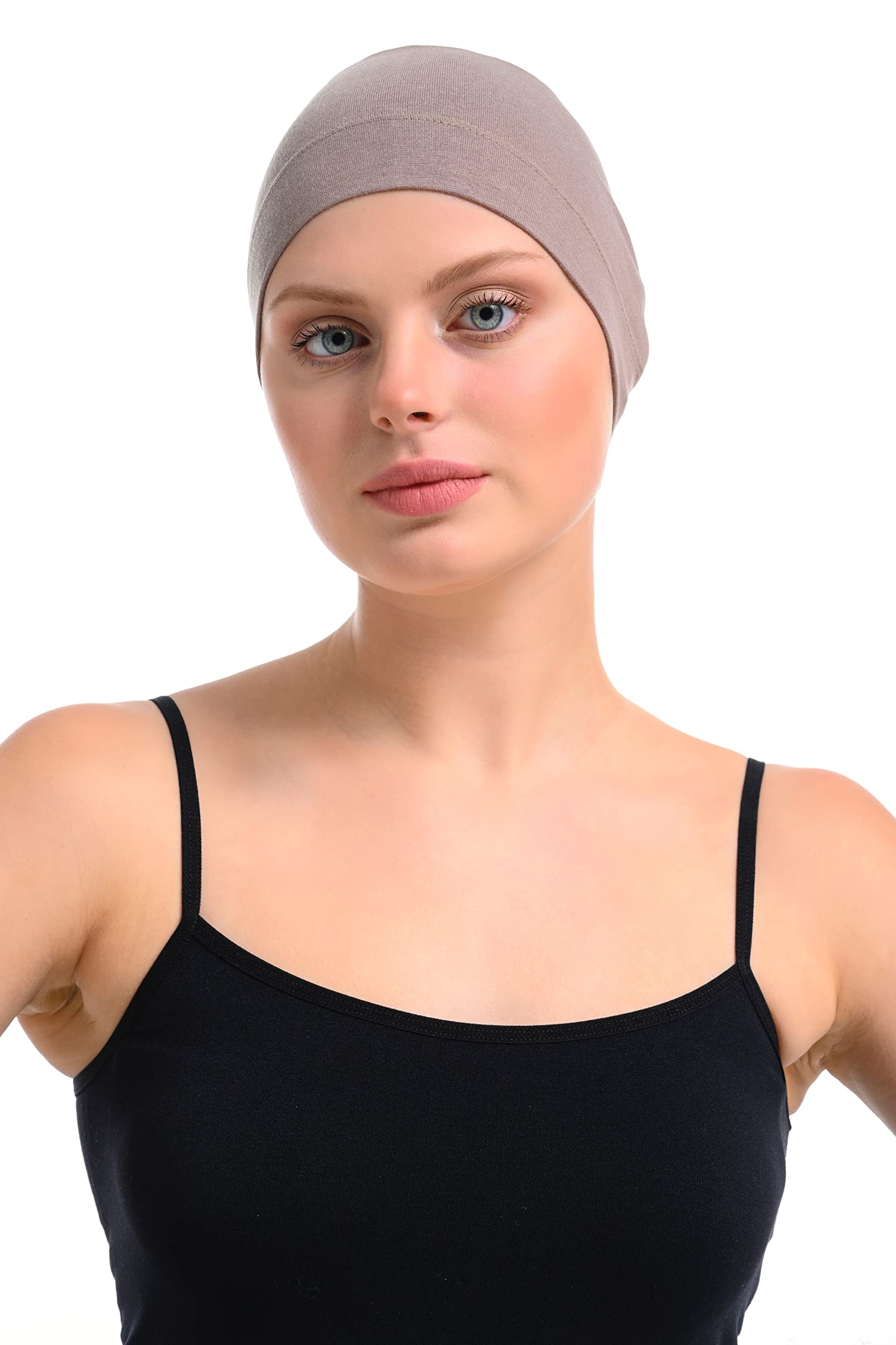Bamboo Cotton Chemo Hair Loss Sleep Cap Umber - Image 2