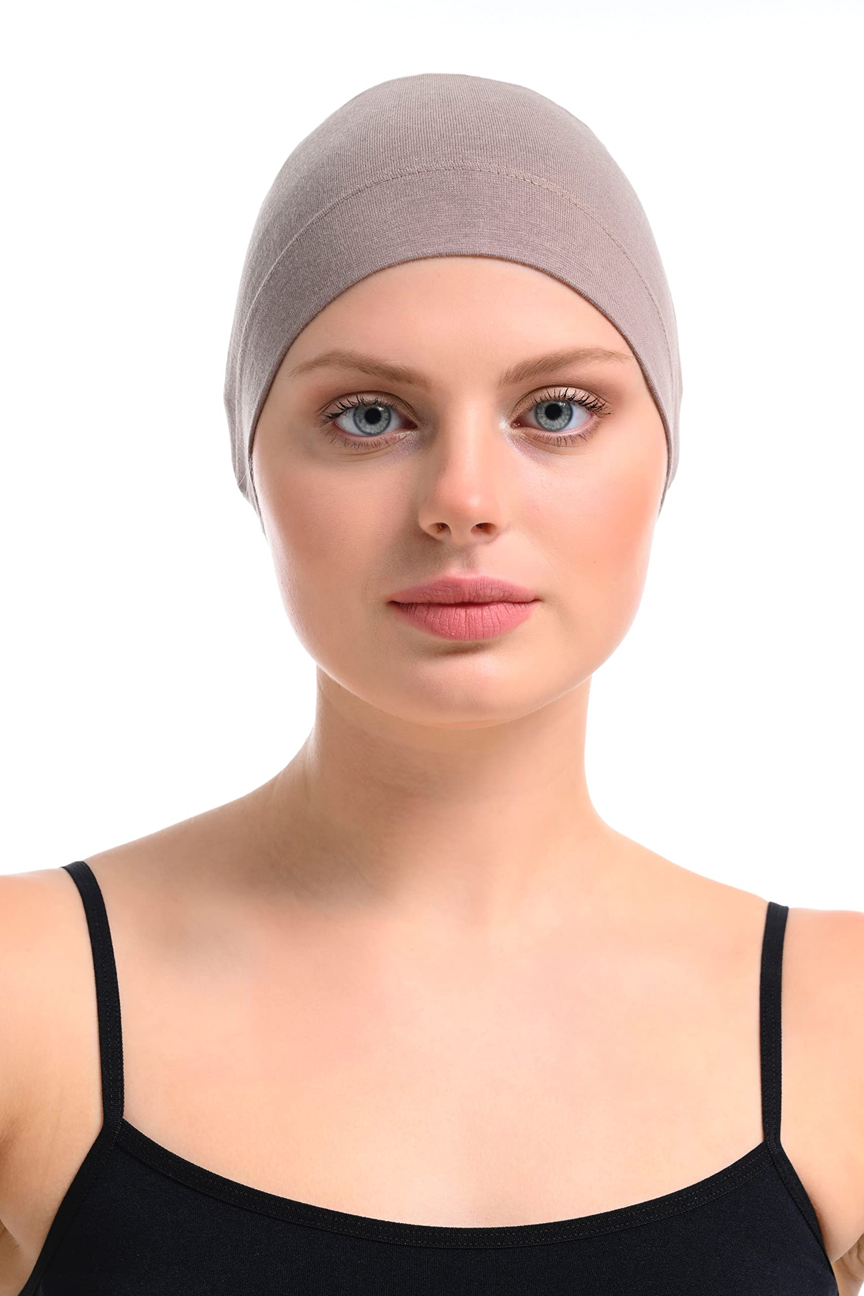 Bamboo Cotton Chemo Hair Loss Sleep Cap Umber - Image 3