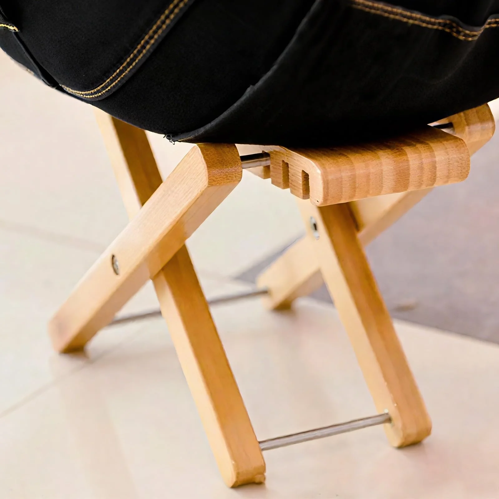 Bamboo Guitar Foot Stool - Wooden Guitar Foot Rest Support with 4 Gears Adjustable, Foldable Footstool Footrest from 4.5" to 8" for Classical Acoustic Electric Accessory - Image 6