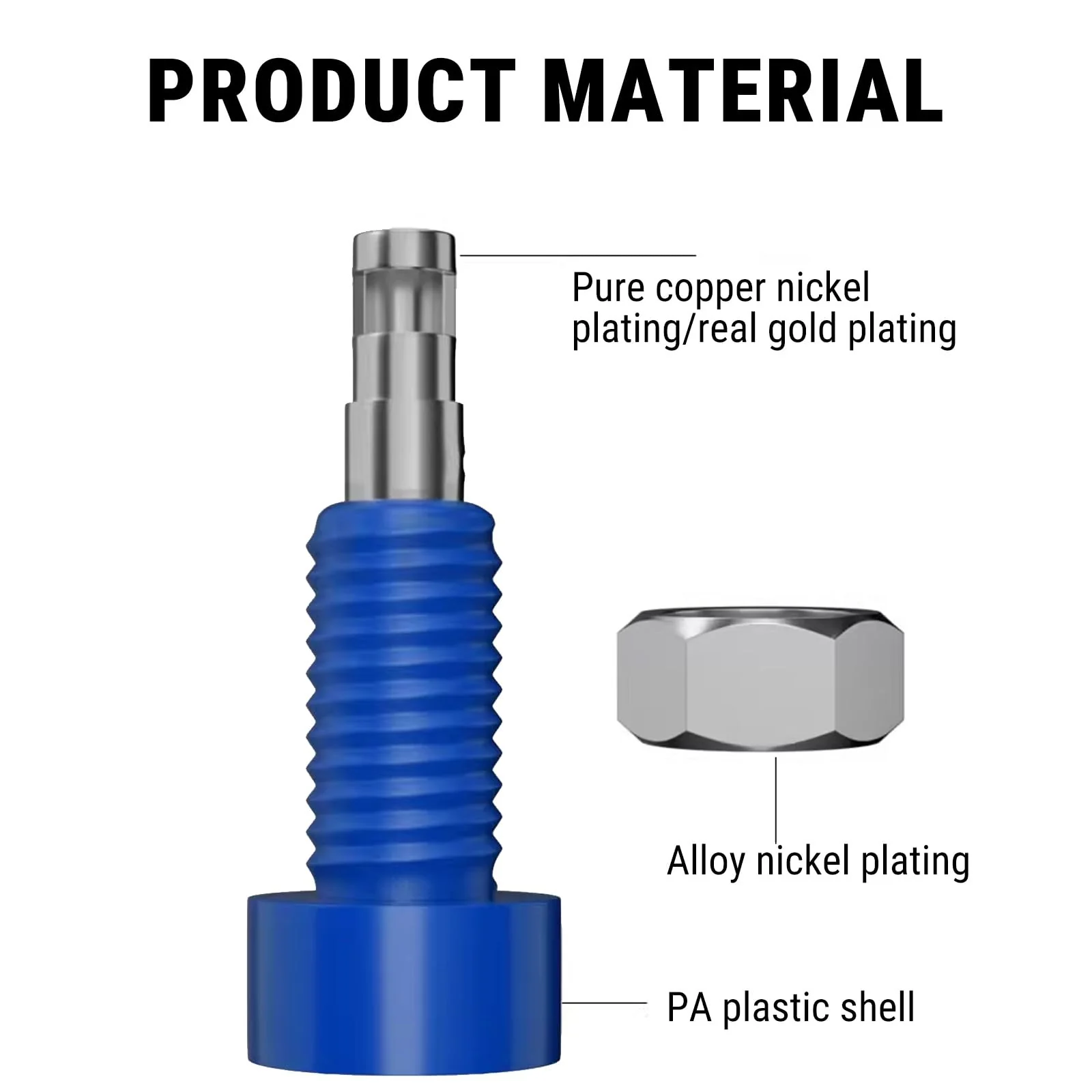 Banana Socket Jack, 10 Pieces 2 mm Banana Socket Banana Socket Connection Clamp Adapter, Banana Plug Socket Adapter Banana Plug Socket for Panel Mounting Banana Plug Socket Jack Connectors - Image 4