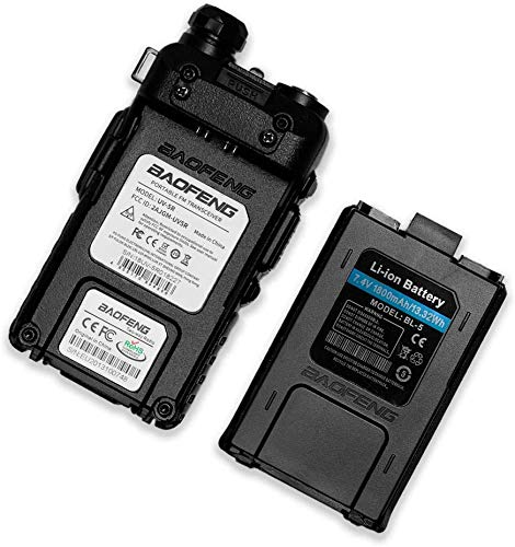 BAOFENG UV-5R VHF/UHF Dual Band Radio 144-148MHz 420-450MHz Transceiver - Image 3